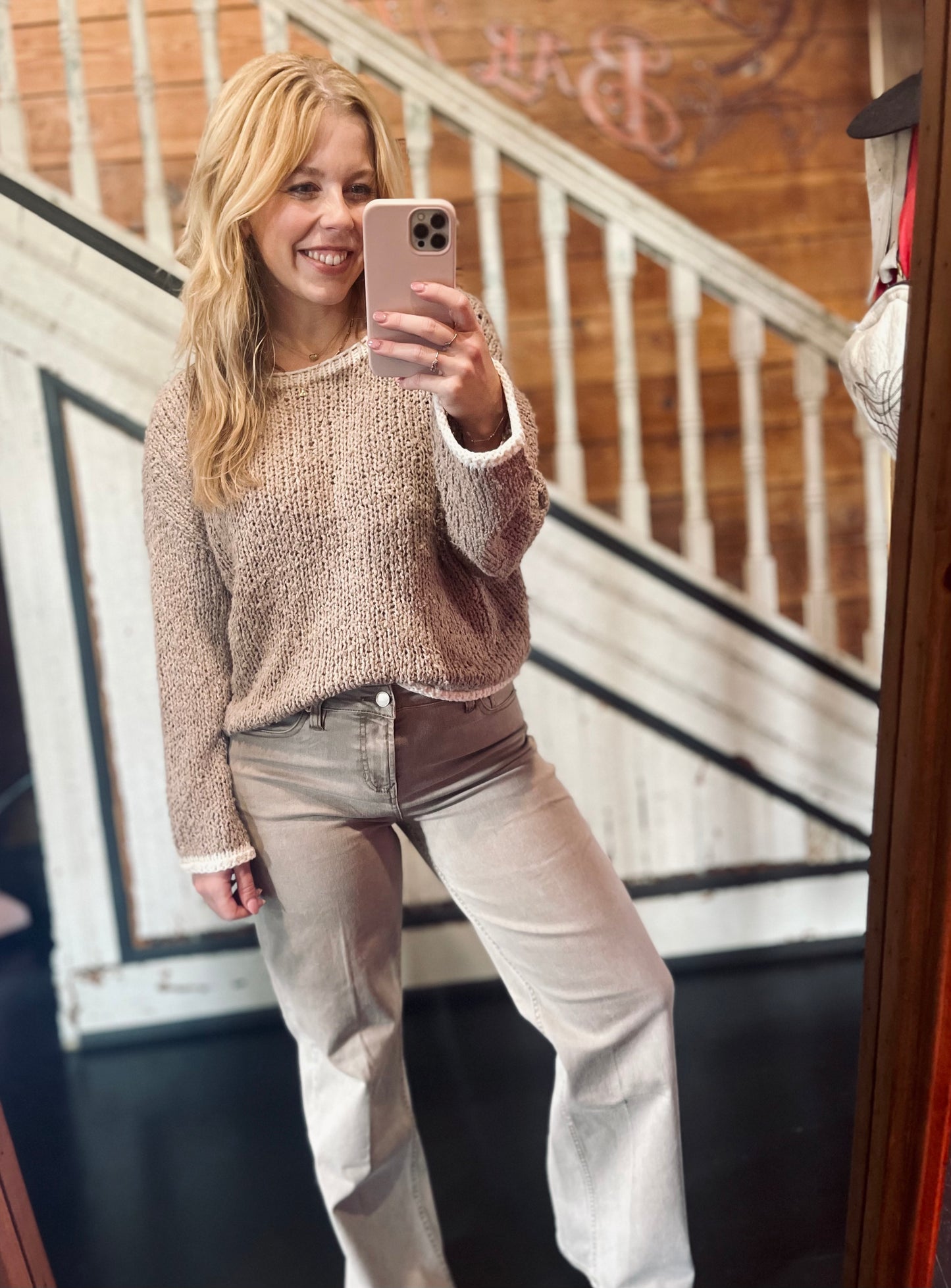 Mocha Chunky Sweater