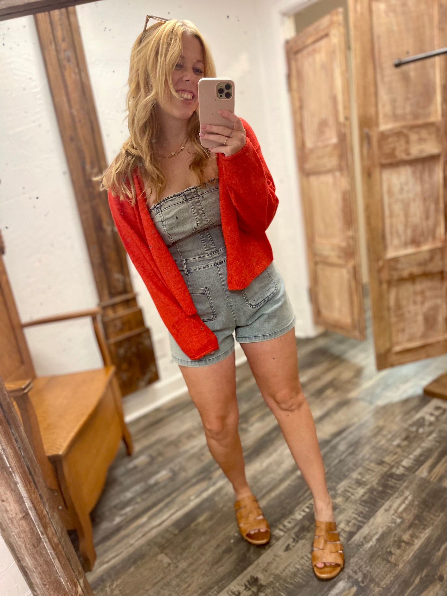 Basic Red Cardi