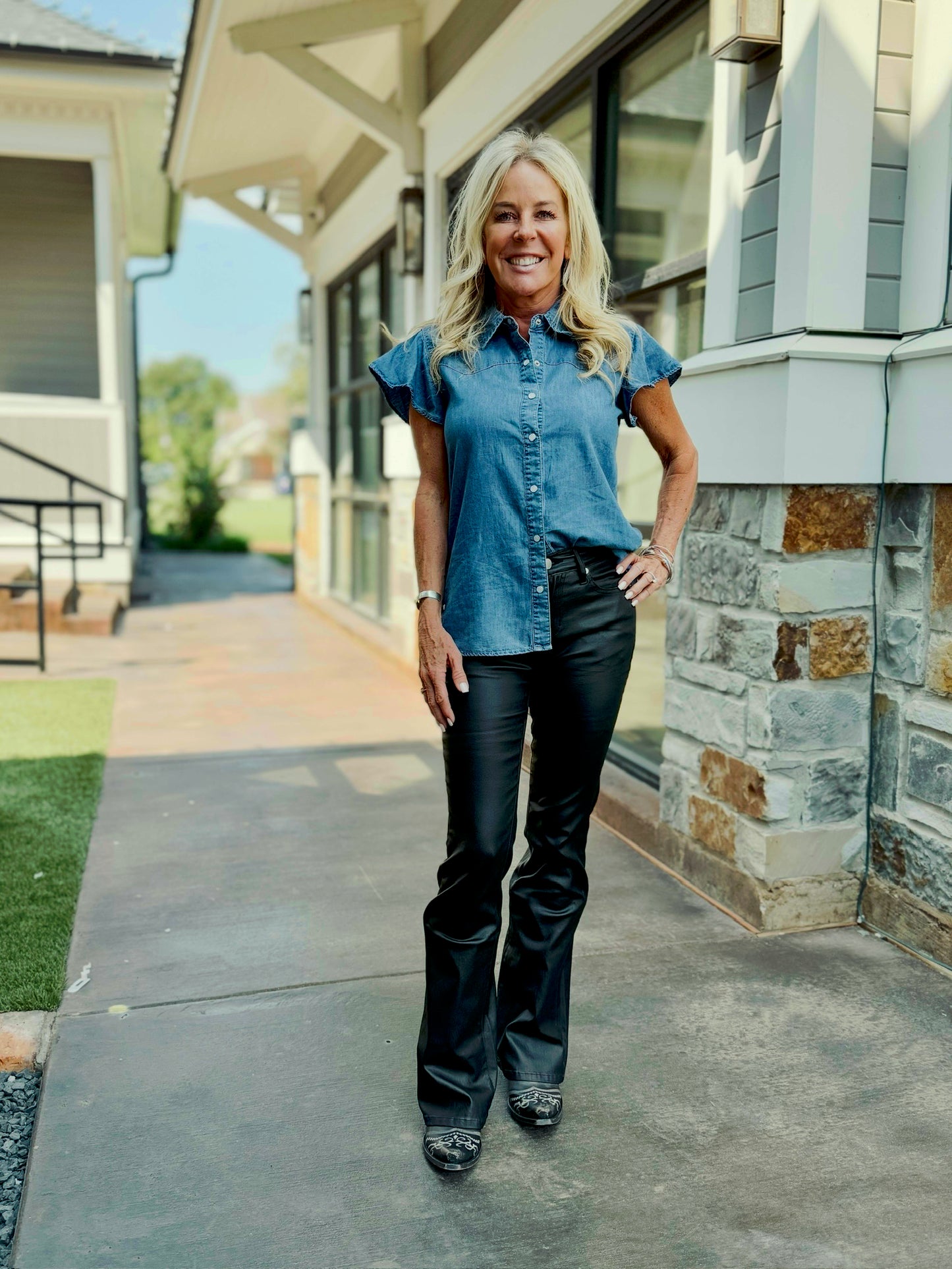 Never Fauxget Me Black Flares