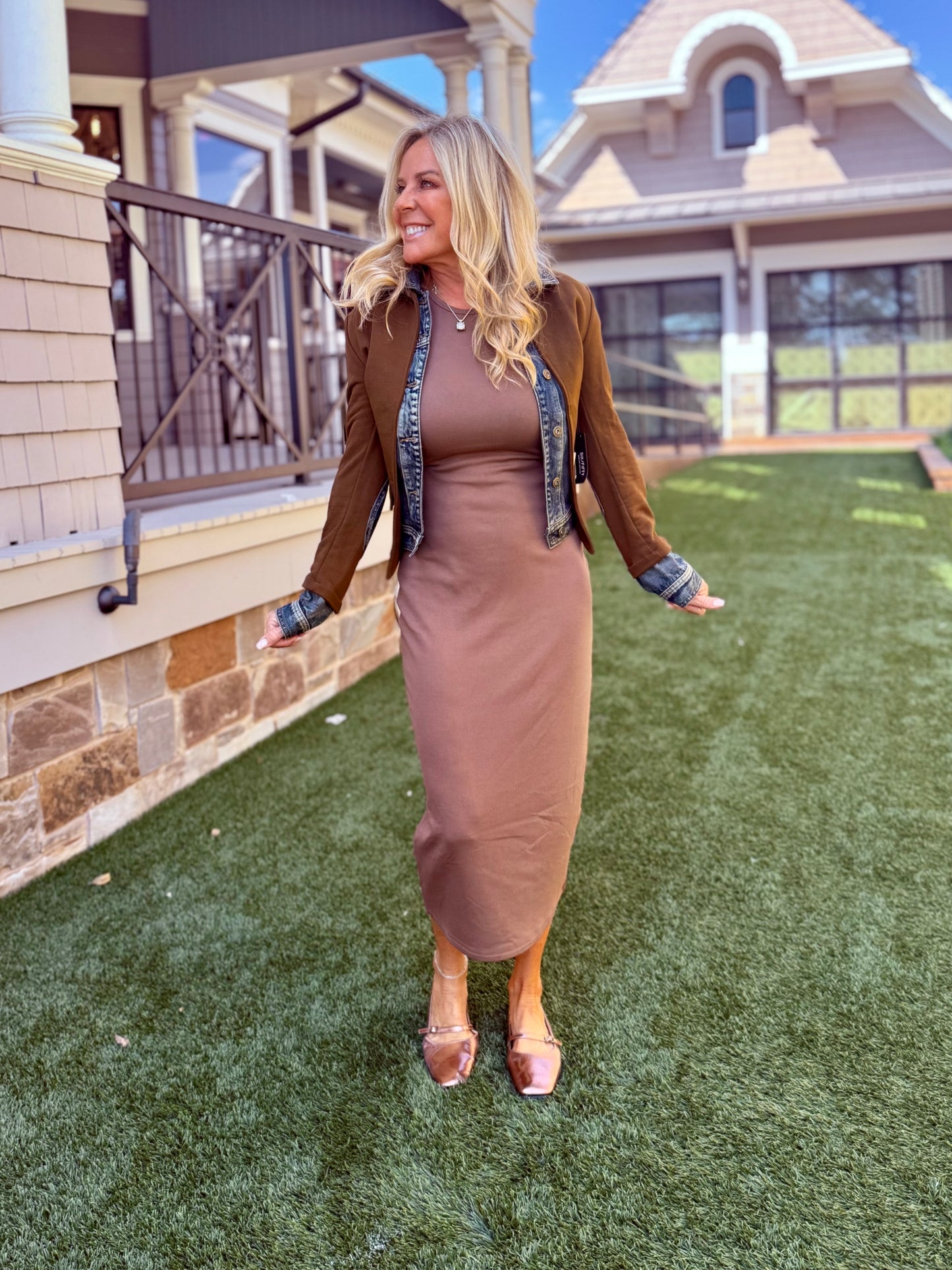 Brown Eyed Girl Midi Dress