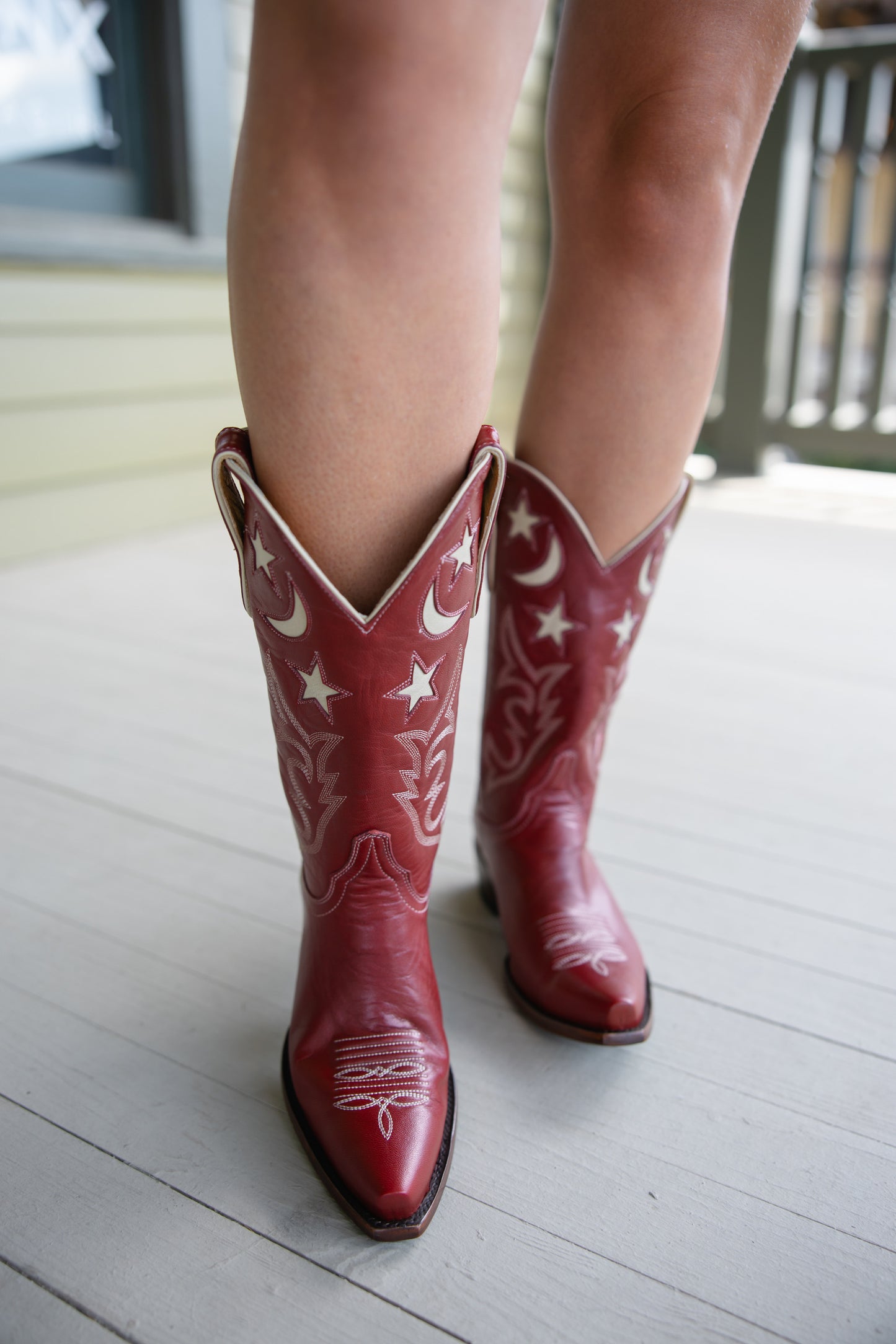 Moon Classic Red Boot by Old Gringo