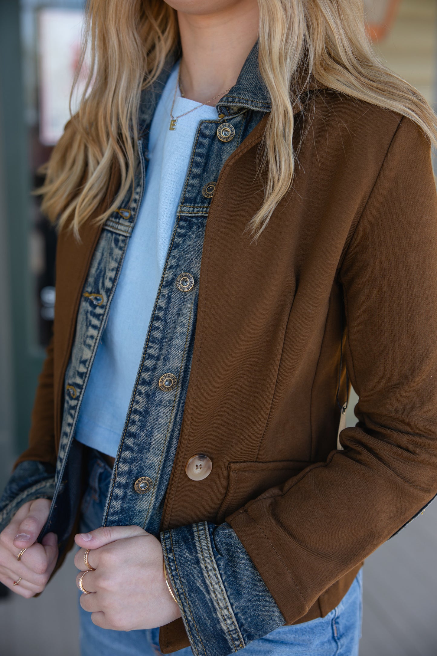 Mix It Up Fall Brown Jacket