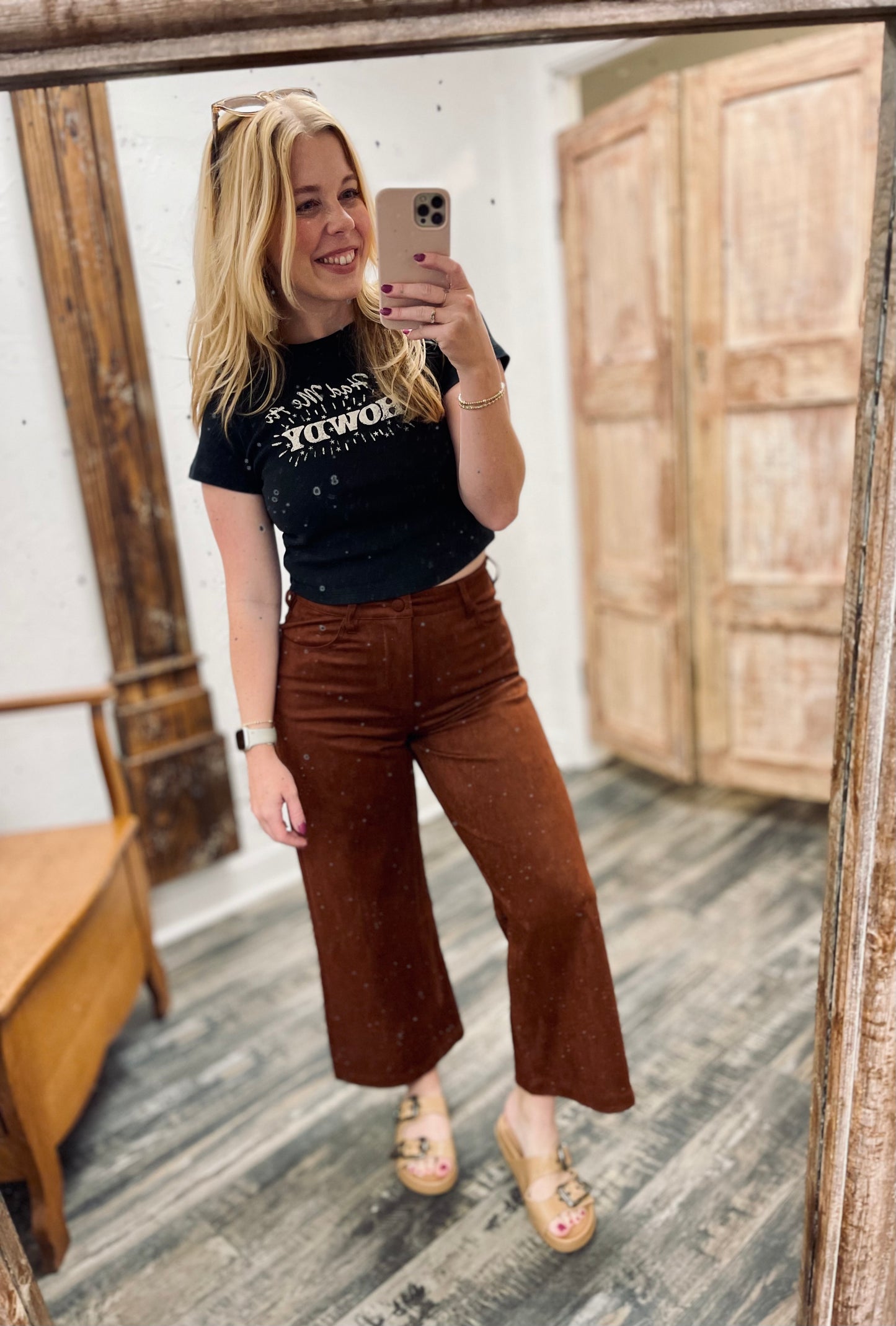 Espresso Wide Leg Jean