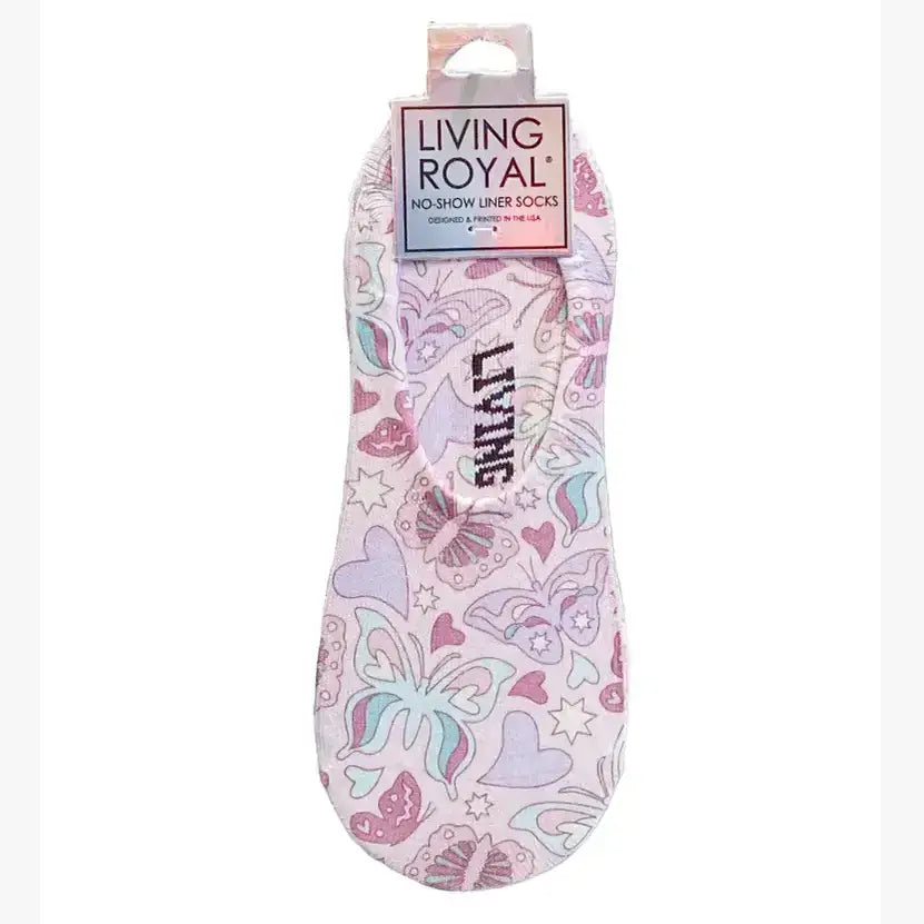 No-Show Liner Socks - Cow Print - "Howdy" - Pink