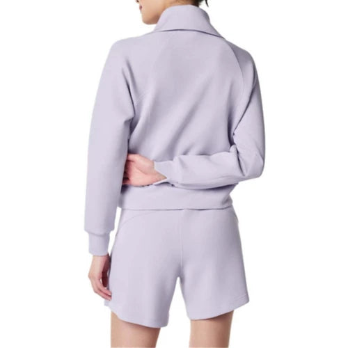SPANX AirEssentials Half Zip in Violet Air