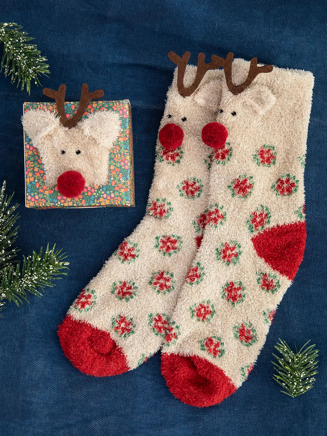 Cozy Reindeer Socks