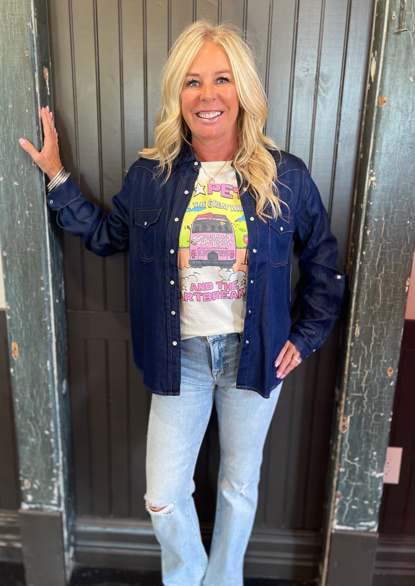 Starry Night Button Down