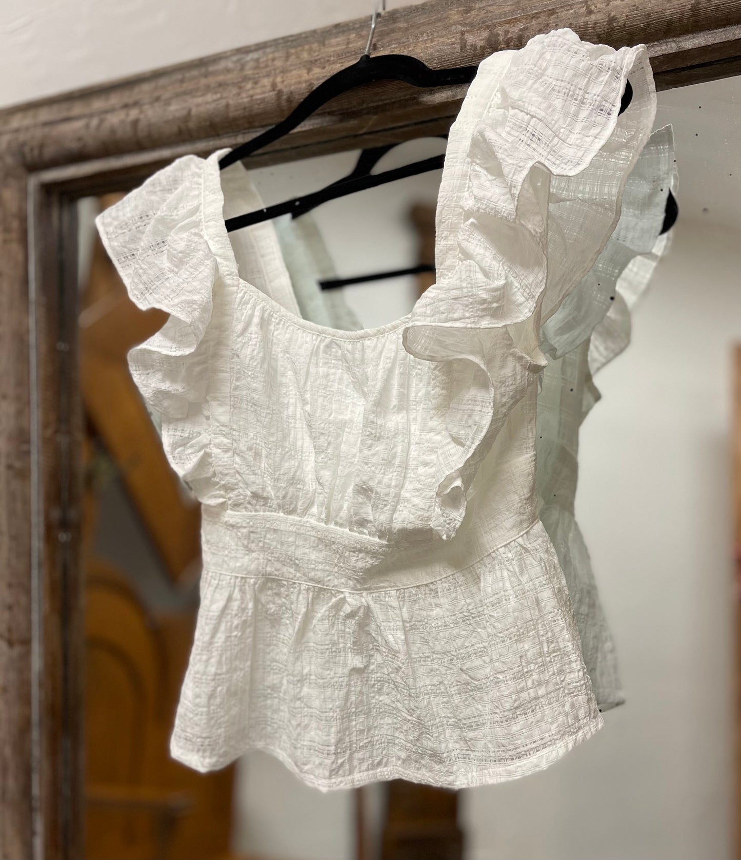 Backless Ruffle Top