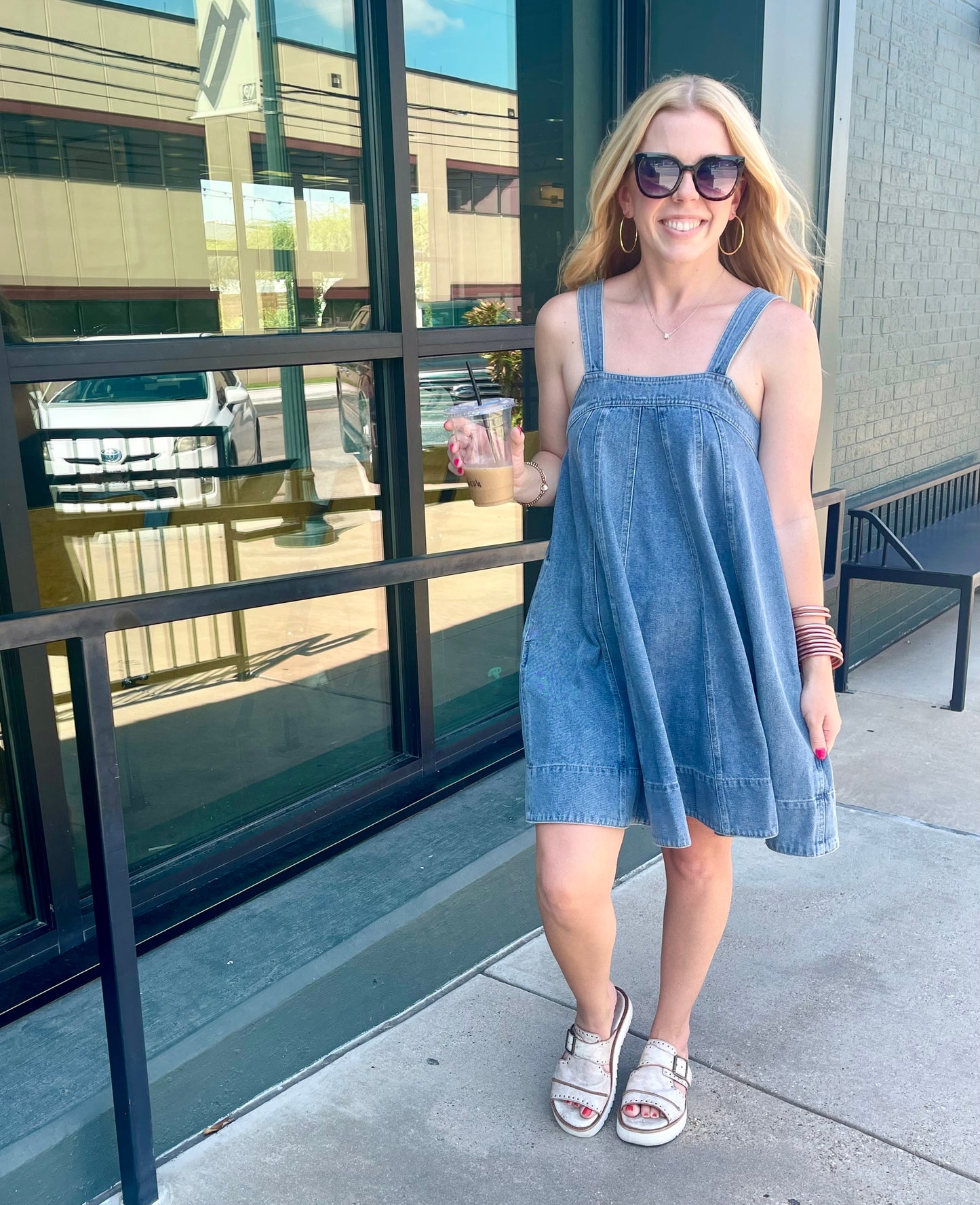 Diamond Denim Dress