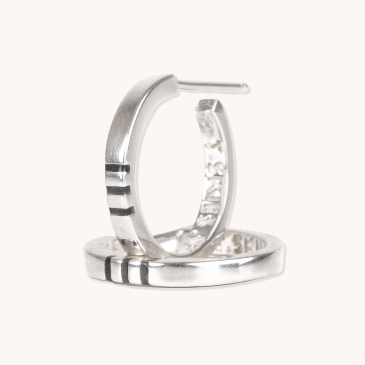 Silver Hoop Earrings