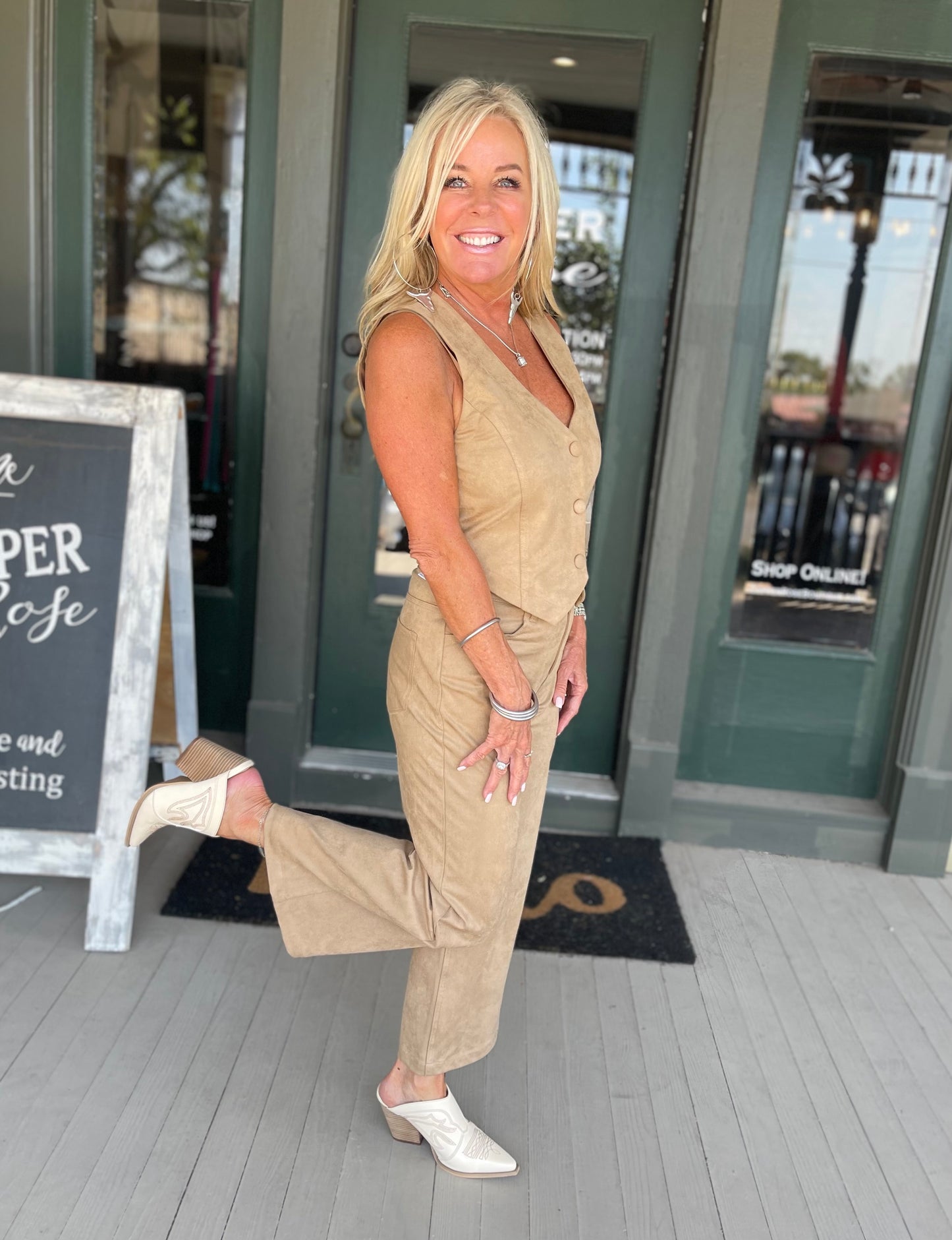 Drea Vest in Toffee