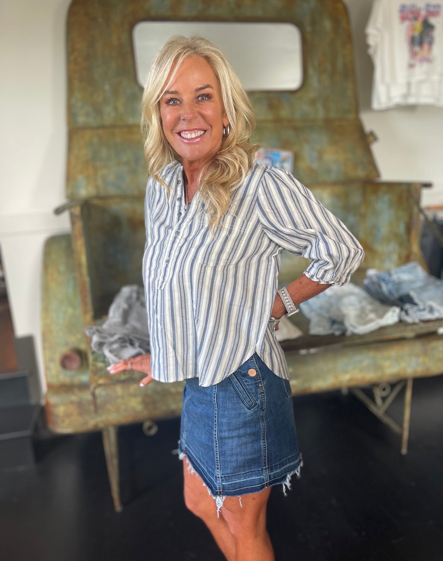 Sidney Stripe Top