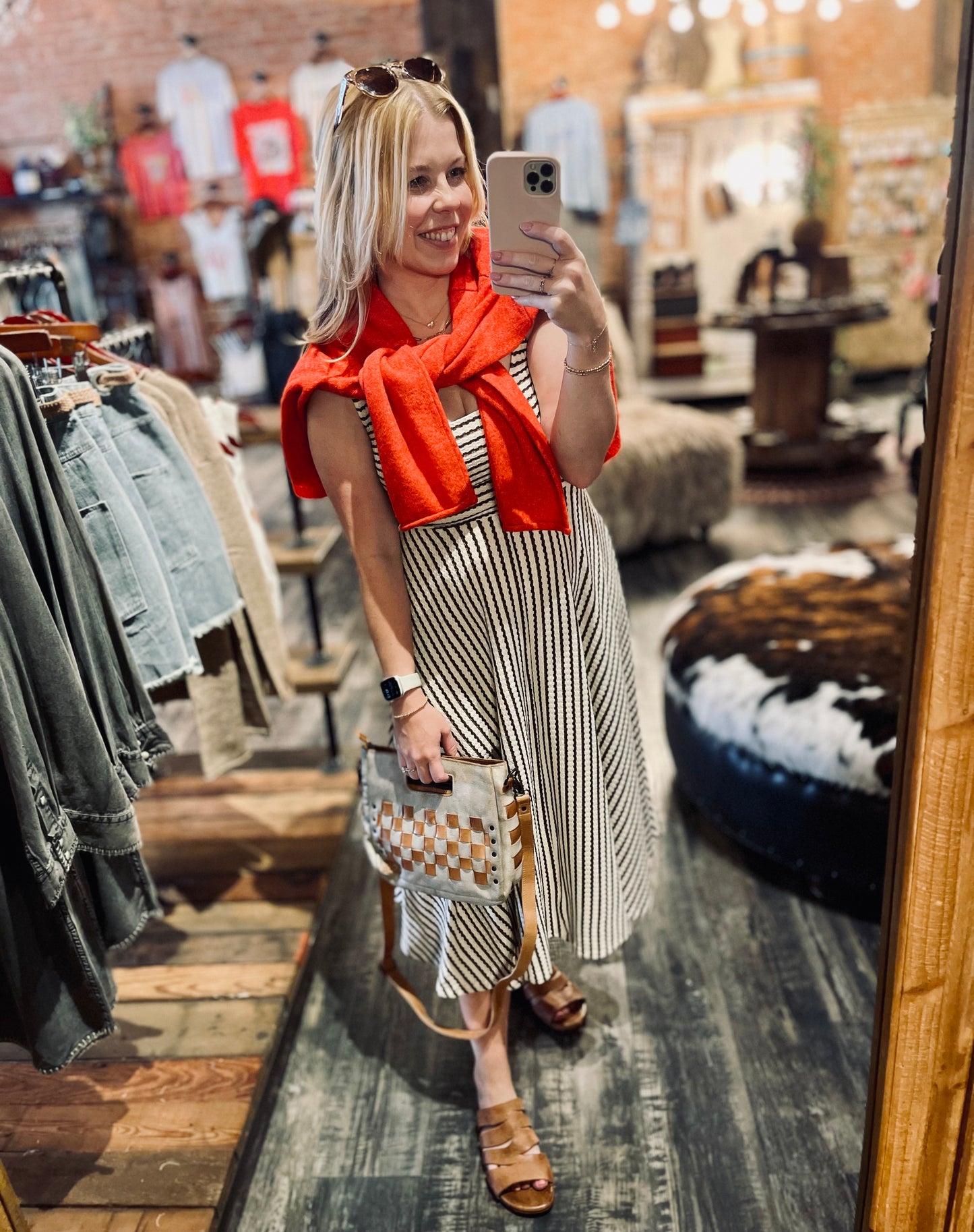 Basic Red Cardi