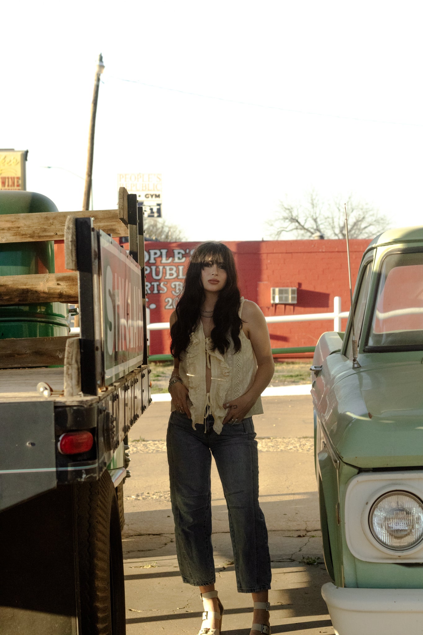 Lacy Tie Sweater Top