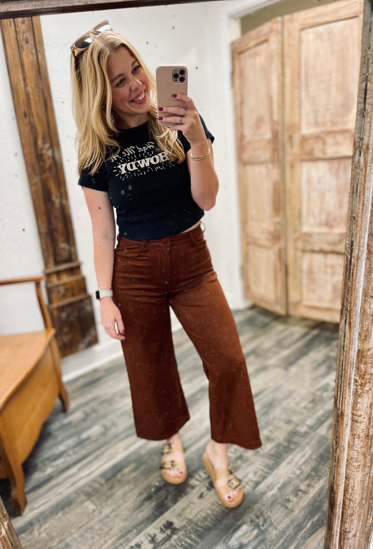 Espresso Wide Leg Jean