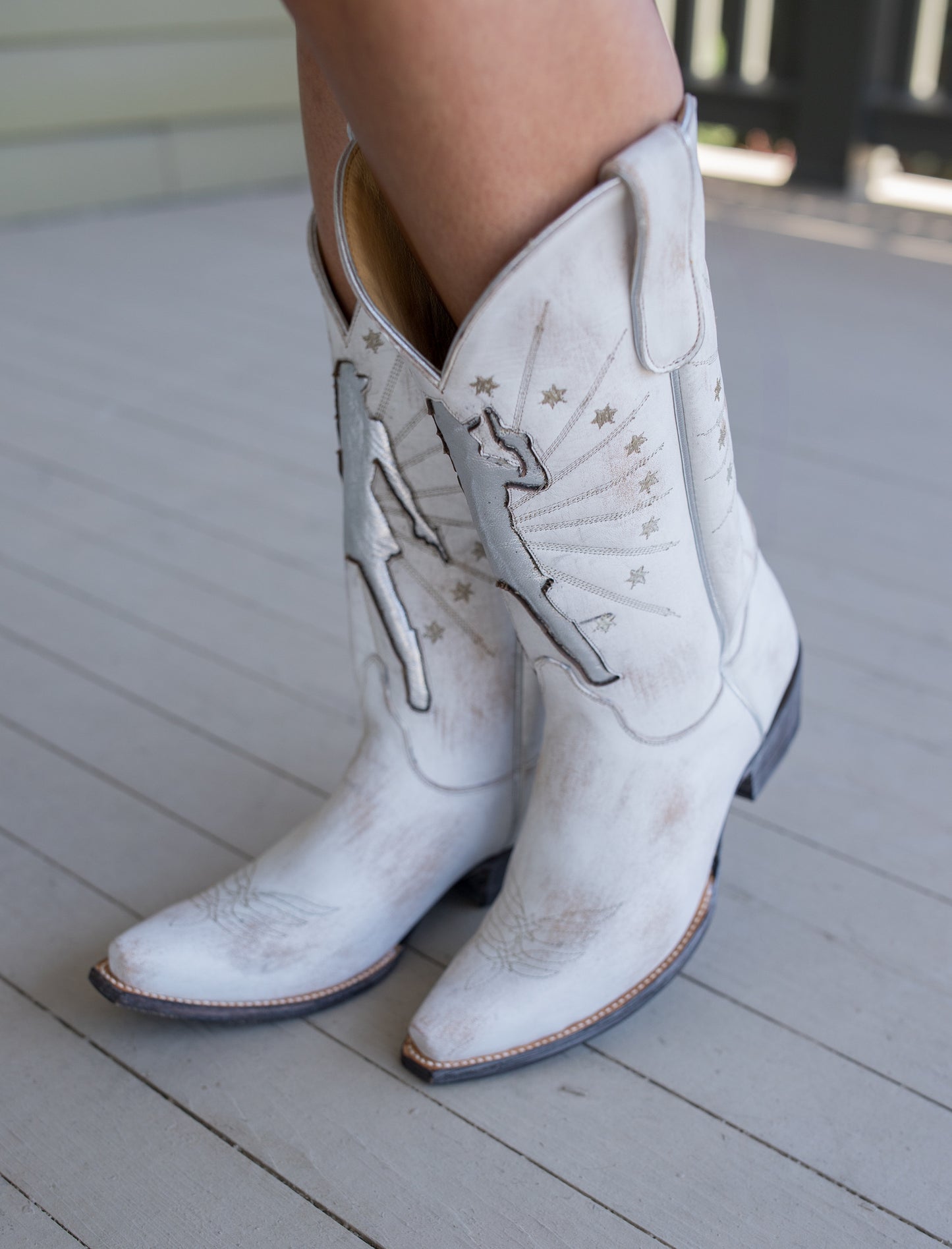 Bandidas Boot in Winter White