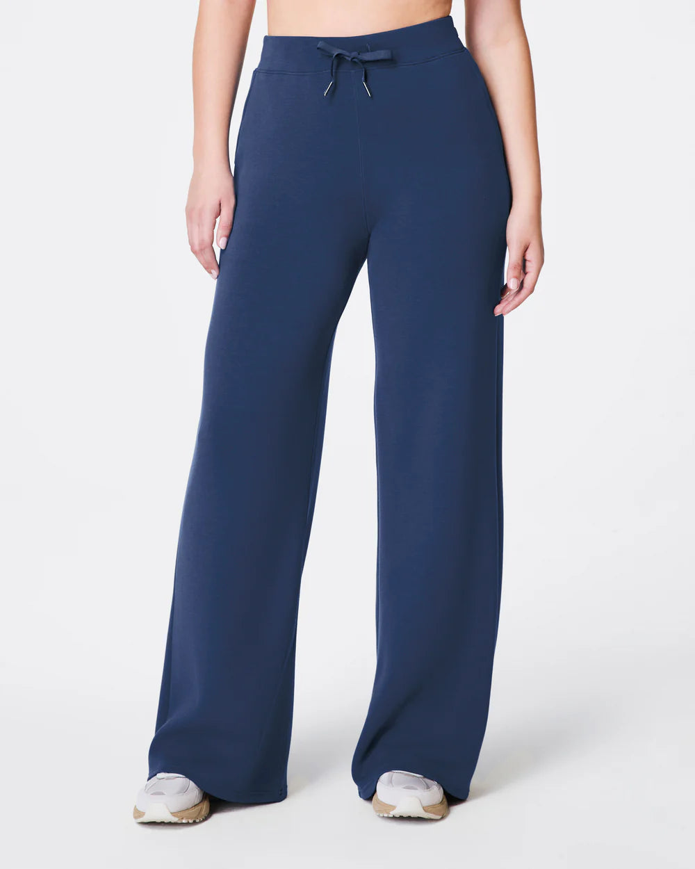 SPANX AirEssentials Wide Leg Pant in Faded Indigo
