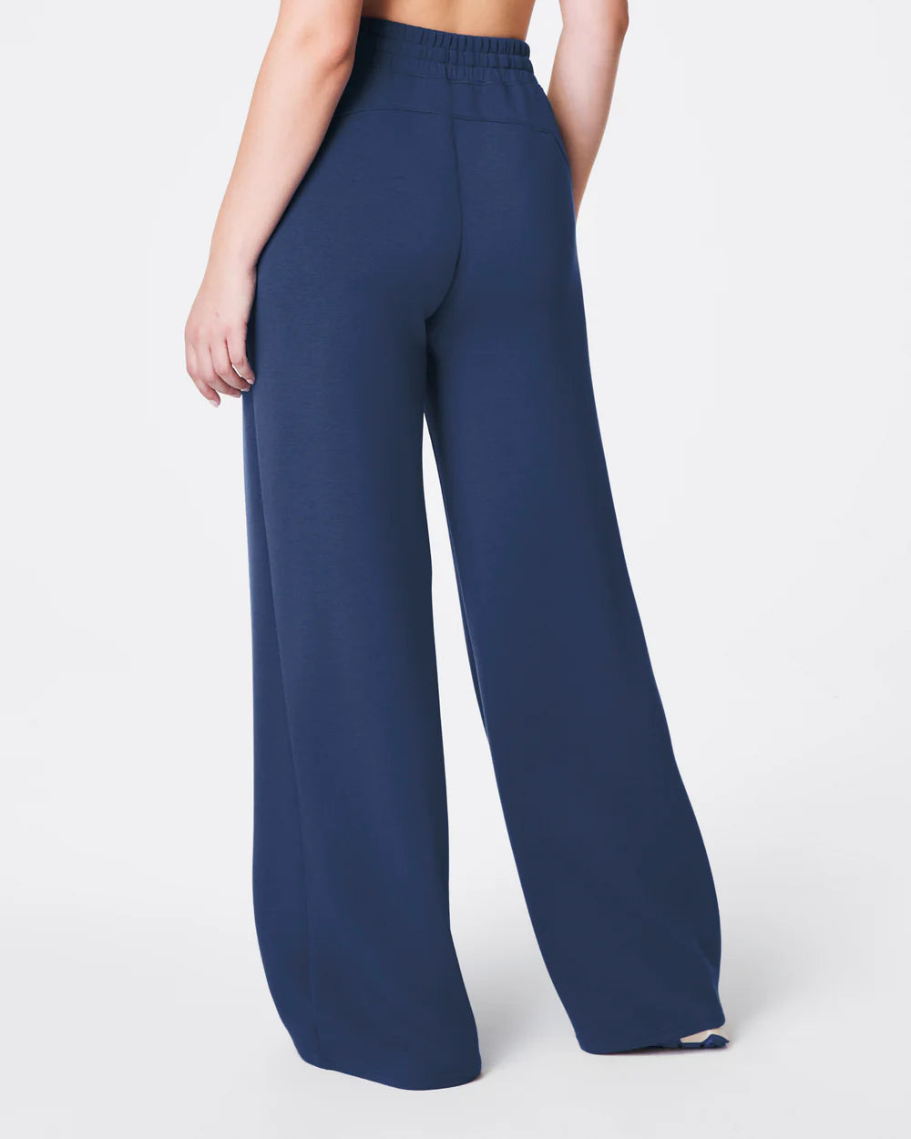 SPANX AirEssentials Wide Leg Pant in Faded Indigo