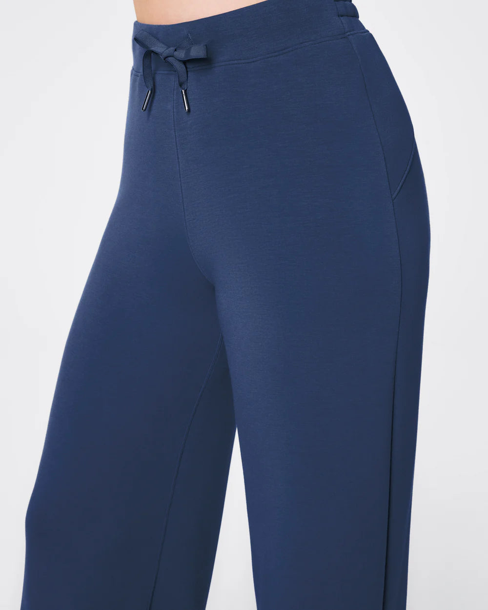 SPANX AirEssentials Wide Leg Pant in Faded Indigo
