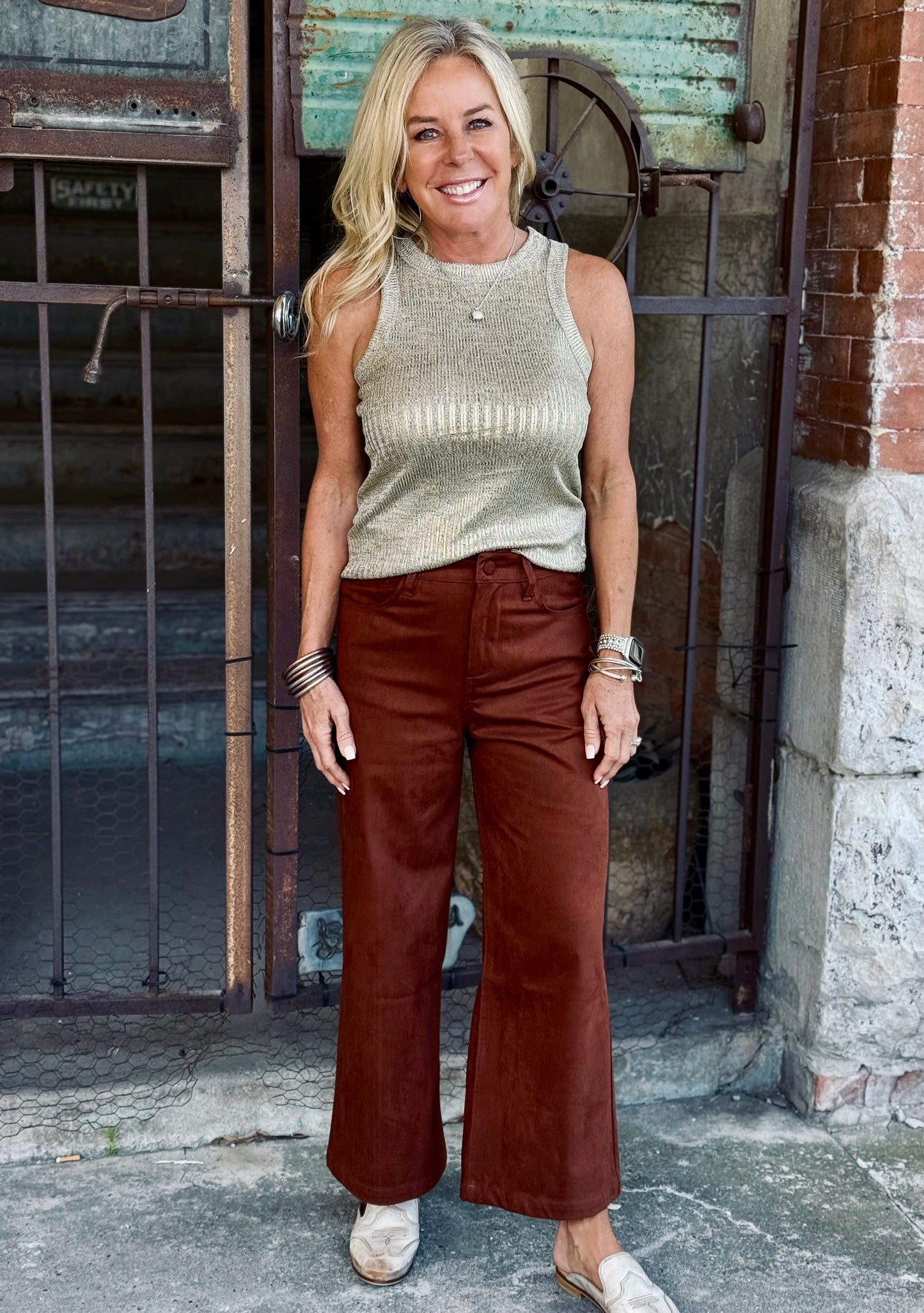 Espresso Wide Leg Jean
