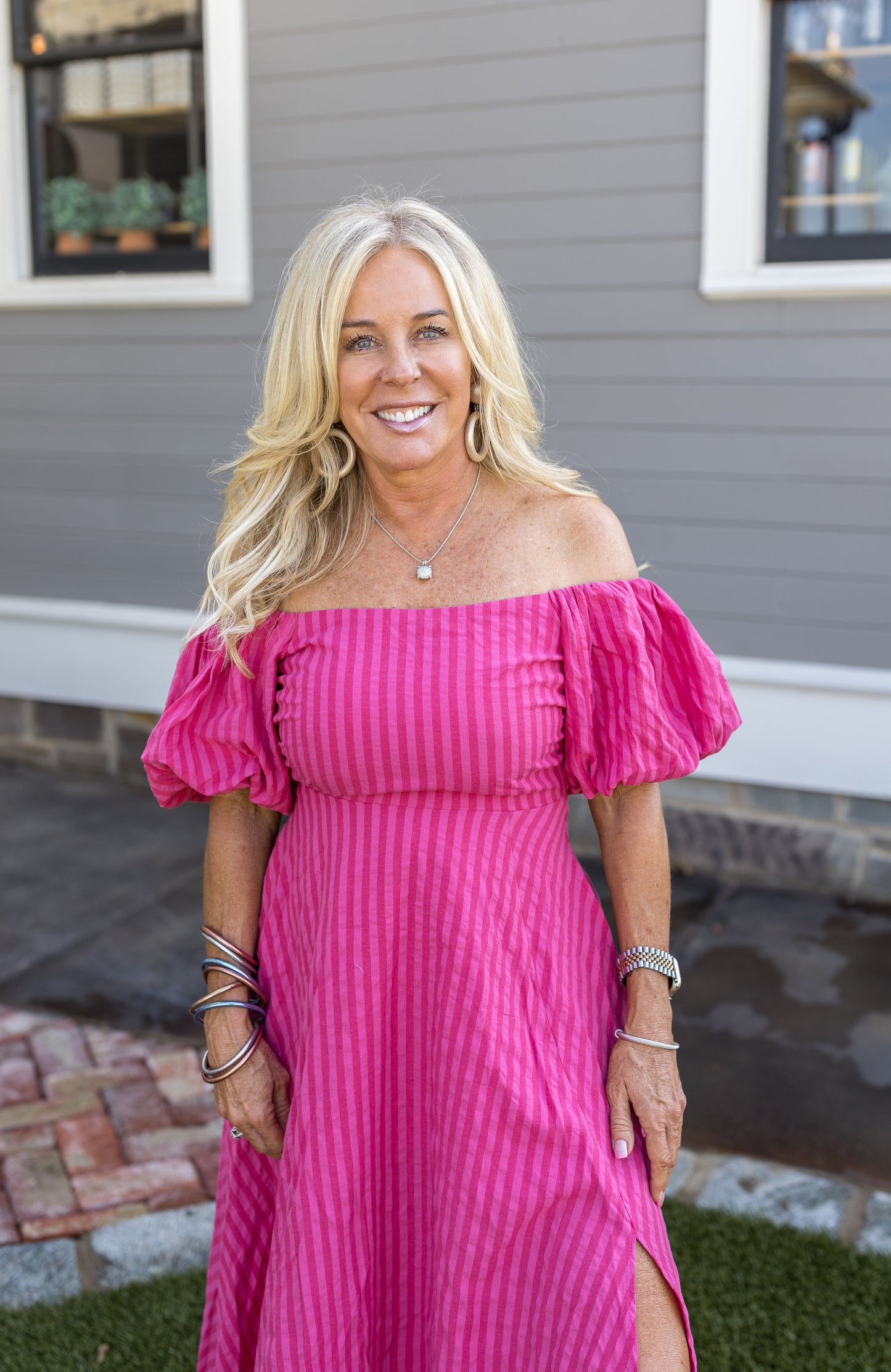Dahlia Stripe Dress