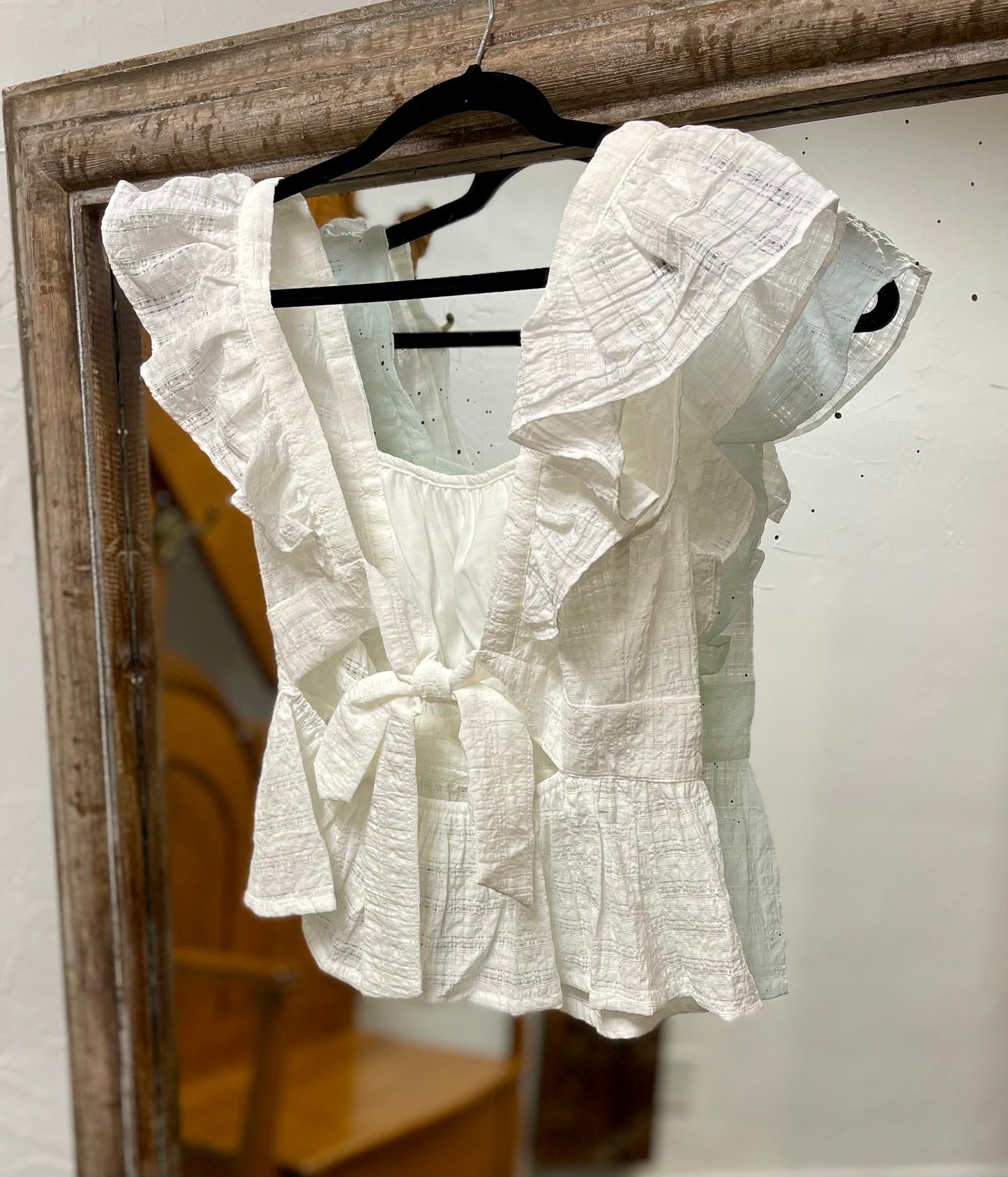 Backless Ruffle Top