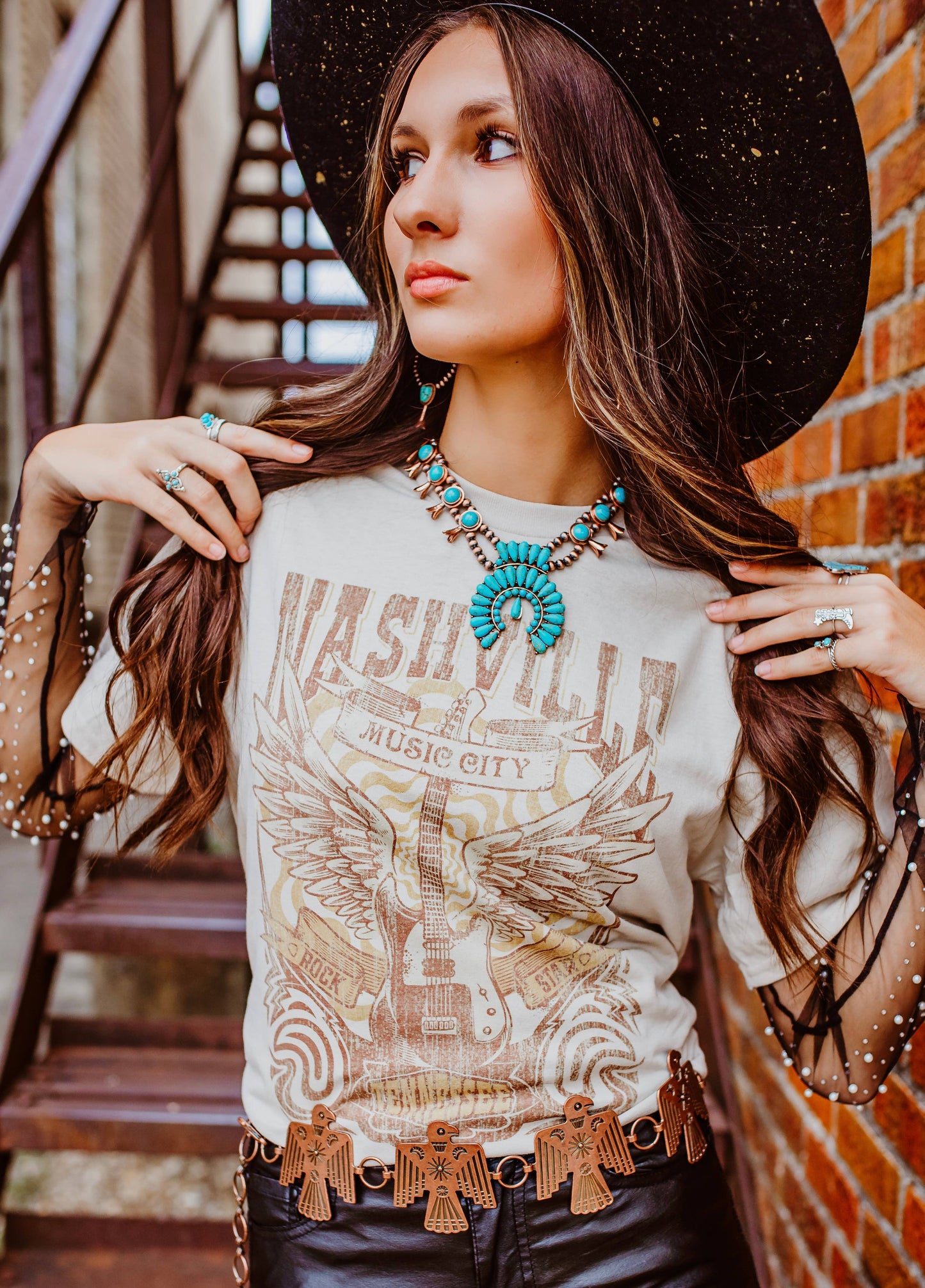 Nashville Country Western Graphic Tee