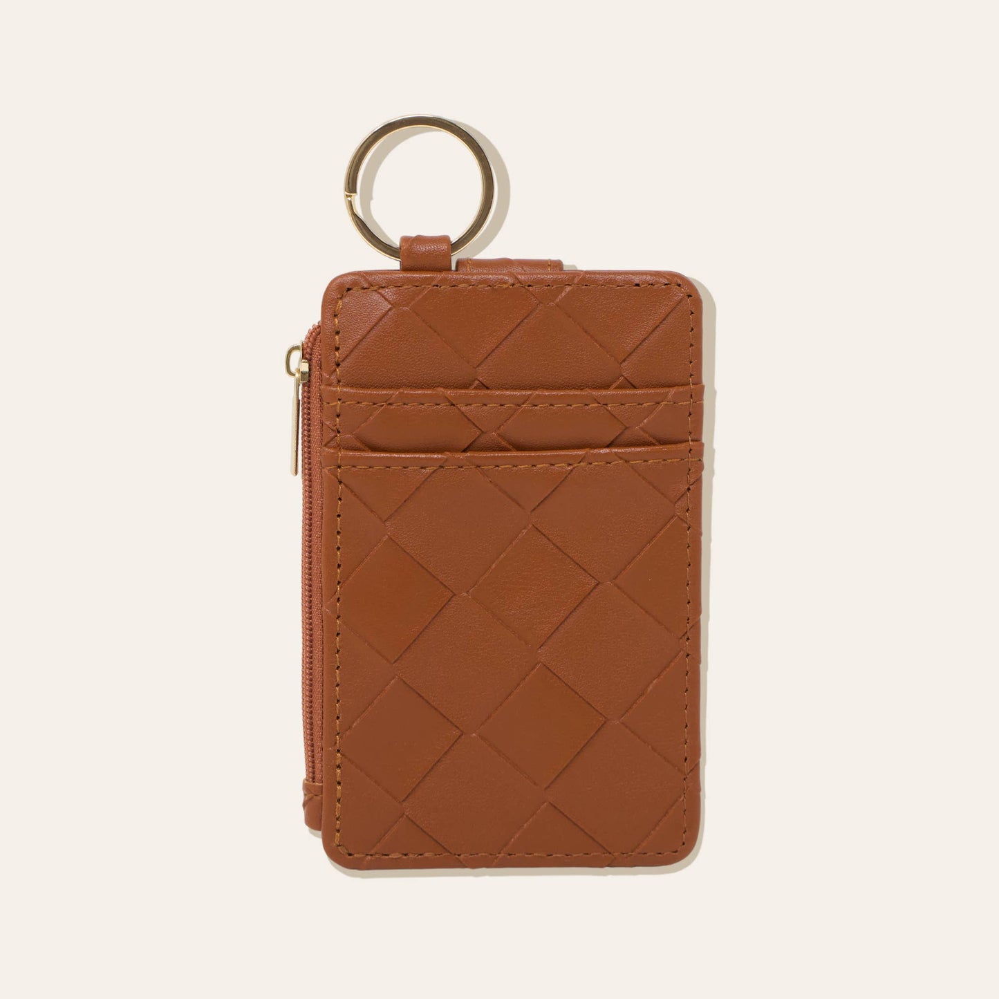 Keychain Wallet - Cognac