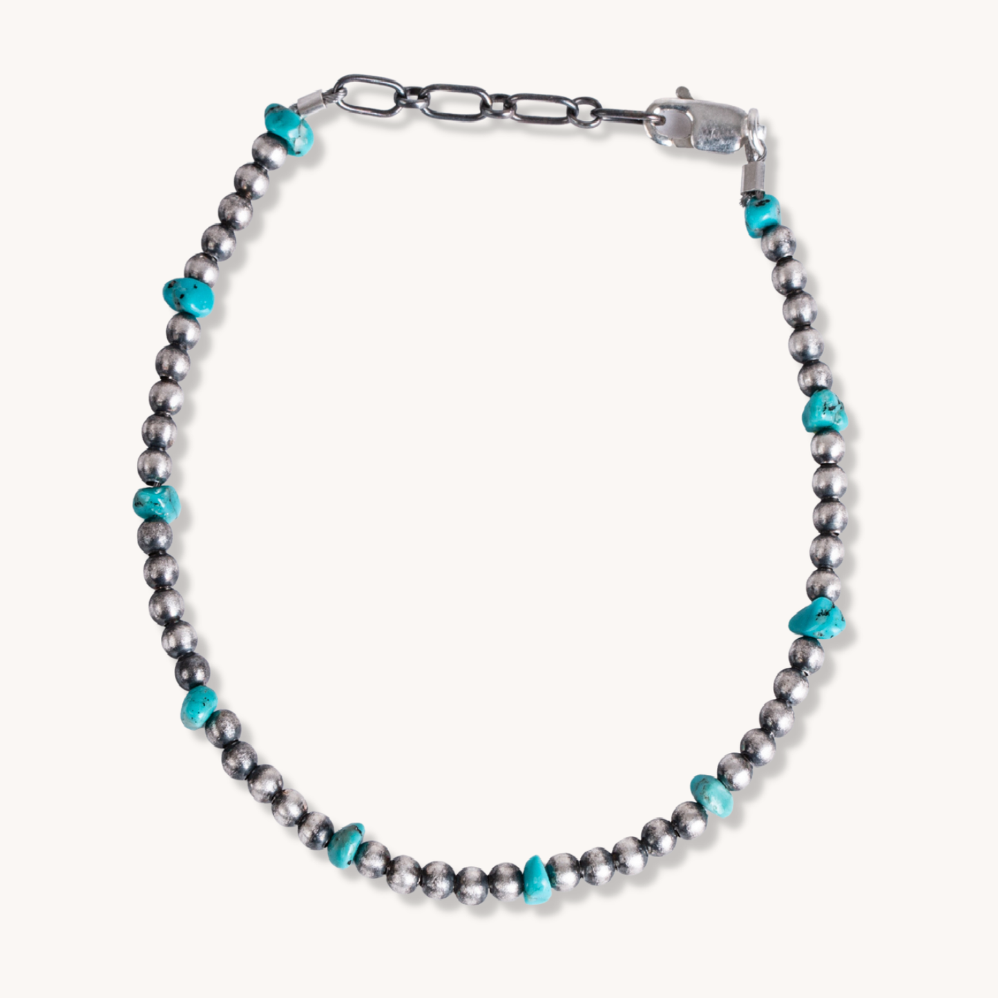 Turquoise Petite Pearls Bracelet (3mm)