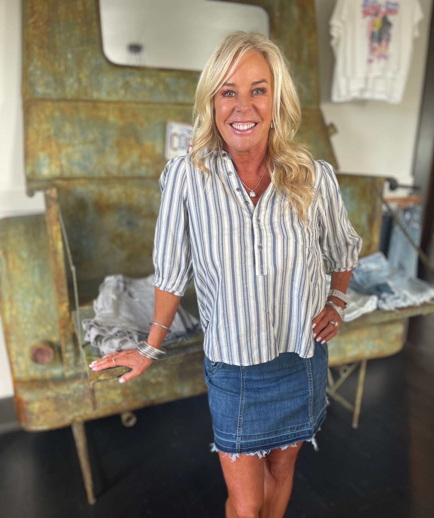 Sidney Stripe Top