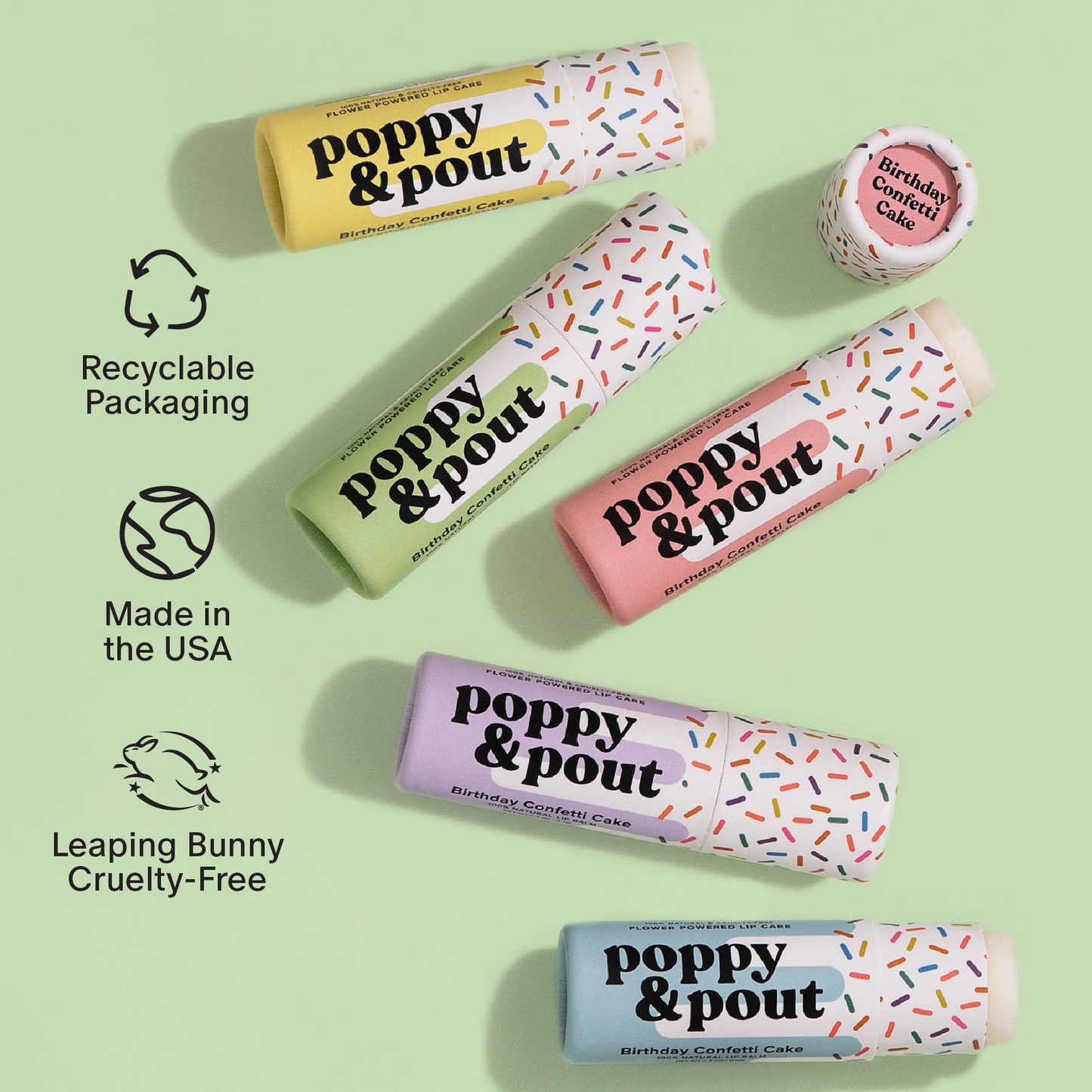 Poppy & Pout Lip Balm, Purple
