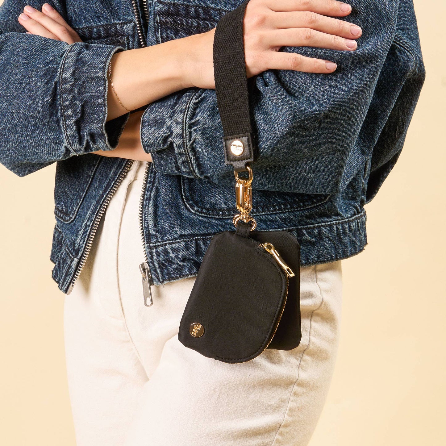 Dynamic Duo Wristlet-Black