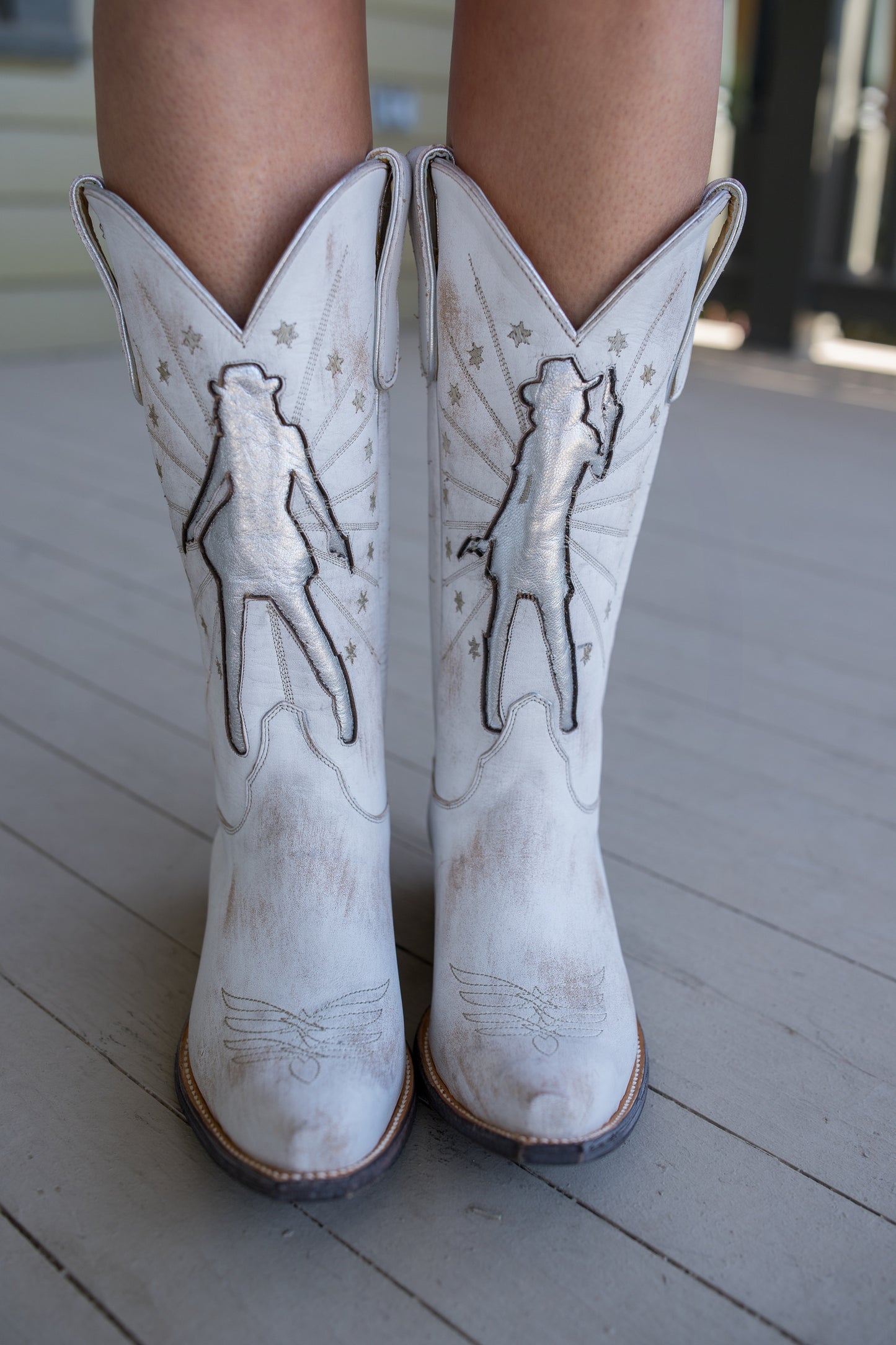 Bandidas Boot in Winter White