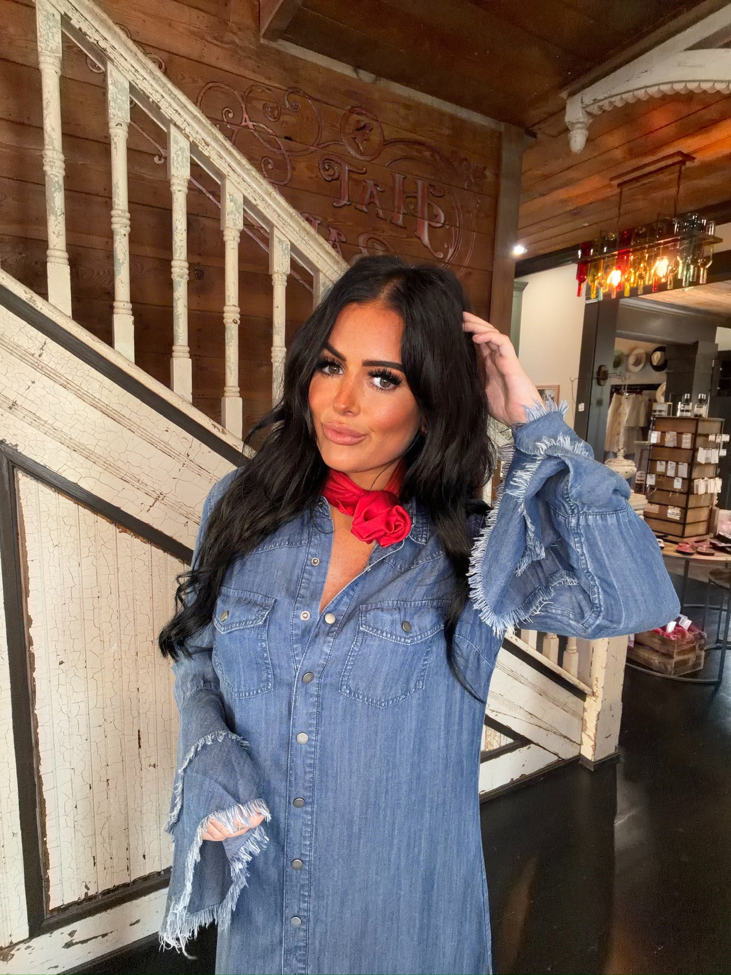 Miranda Western Shirtdress