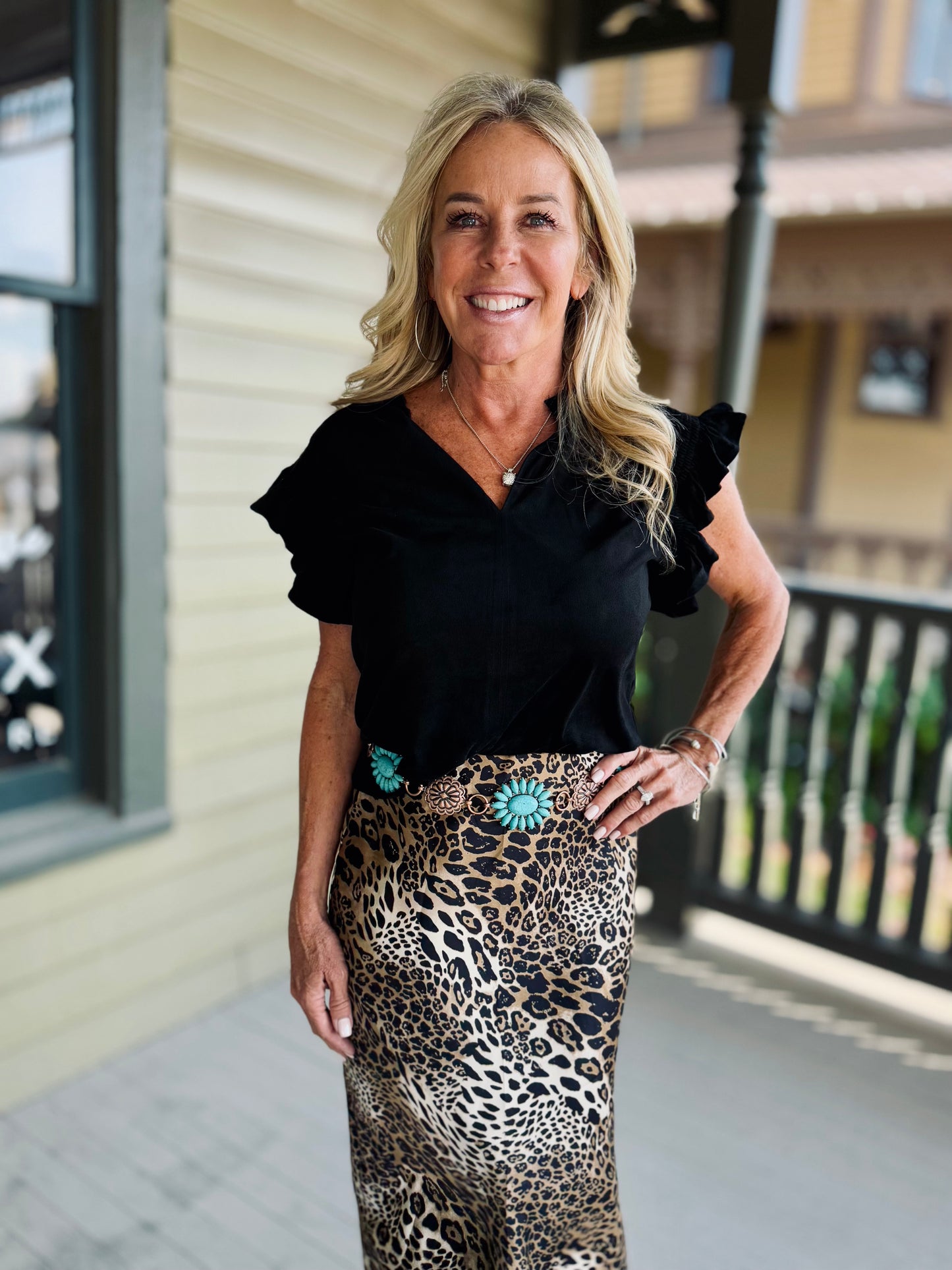Wild at Heart Satin Skirt