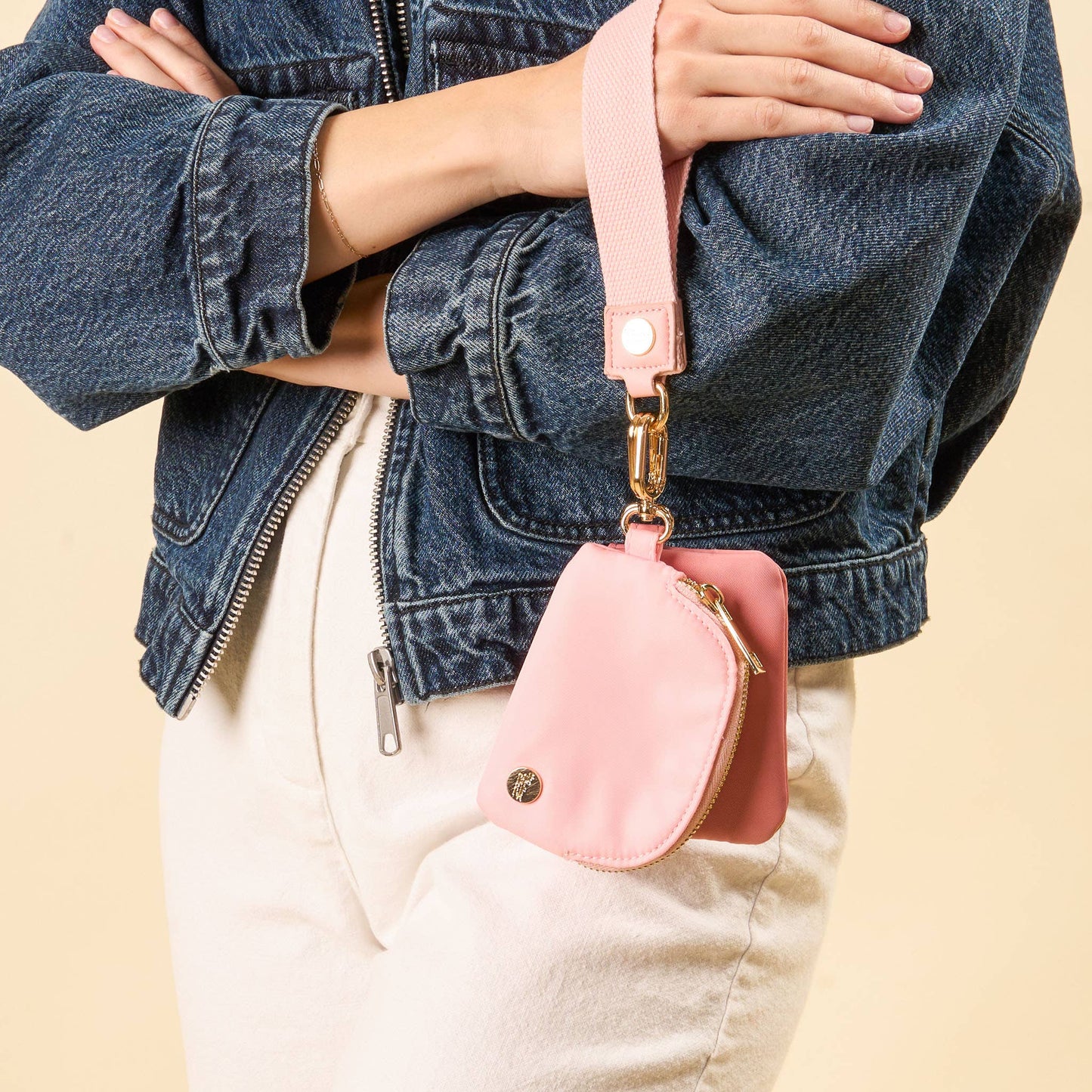 Dynamic Duo Wristlet-Rose