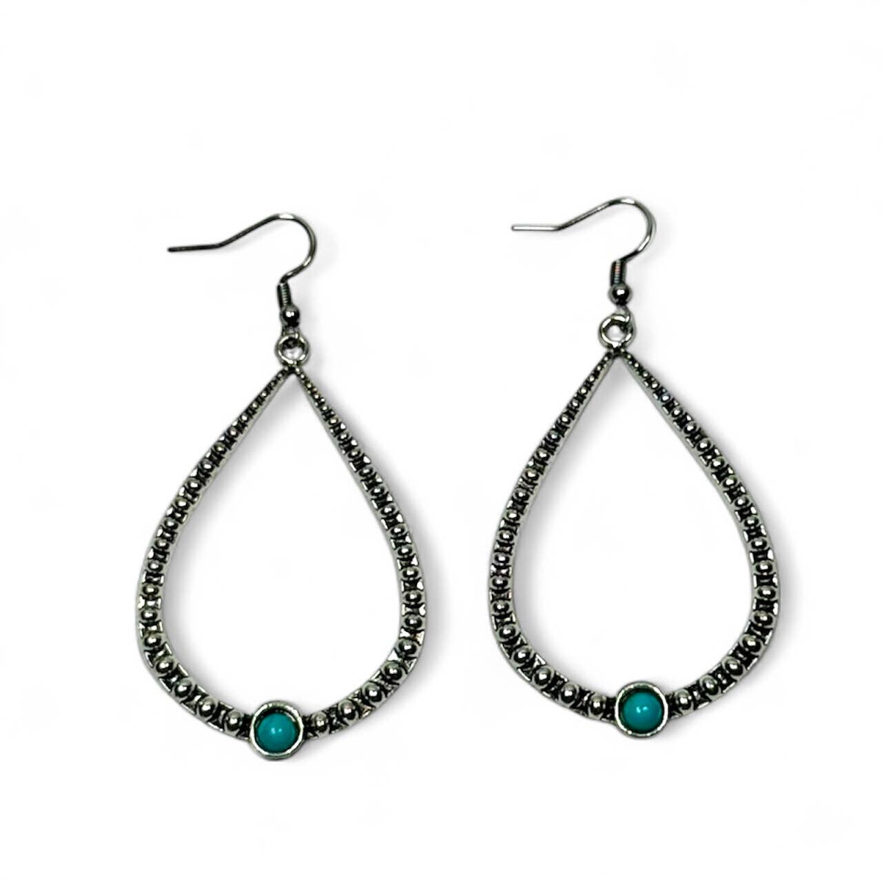 2.25" 18K Teardrop Earring on Fishook