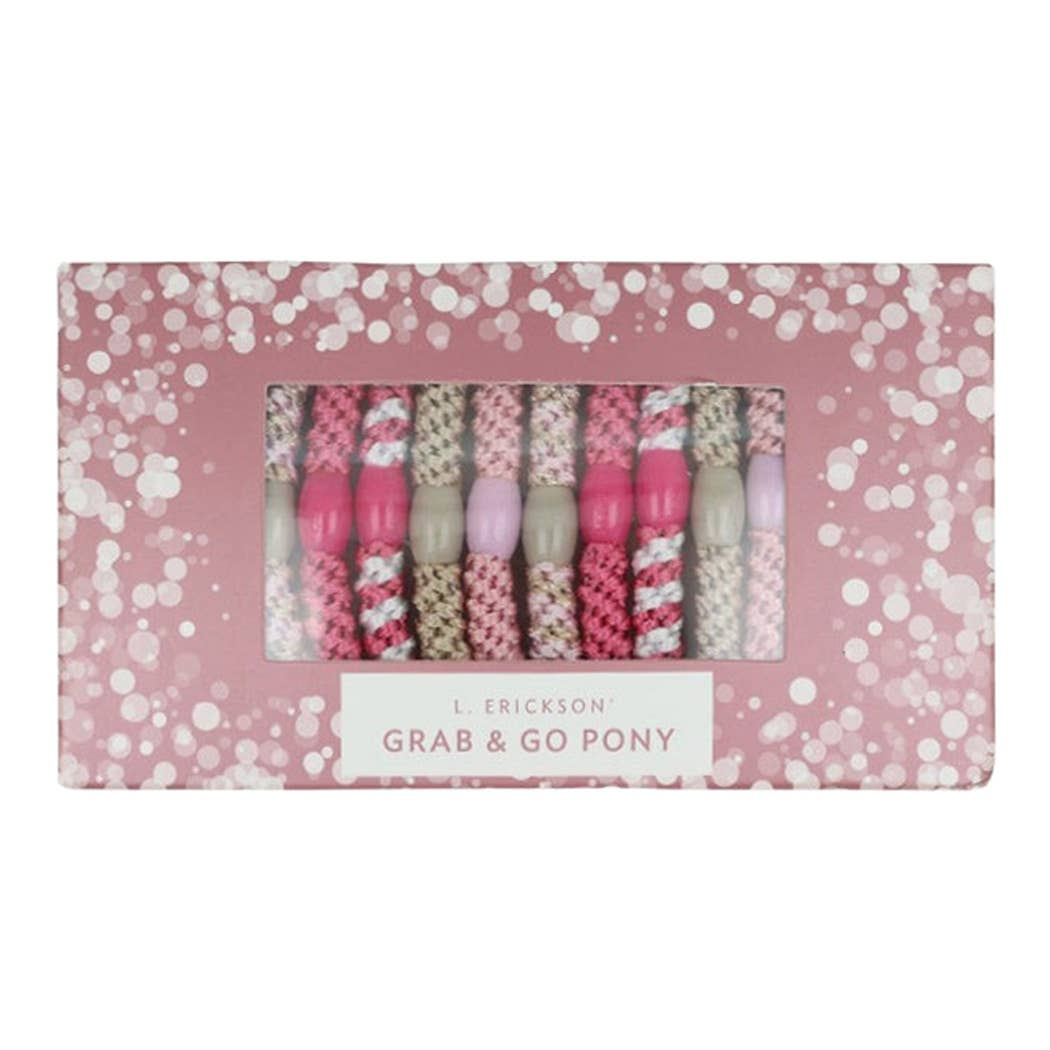 Grab & Go Ponytail Holders - Holiday Box