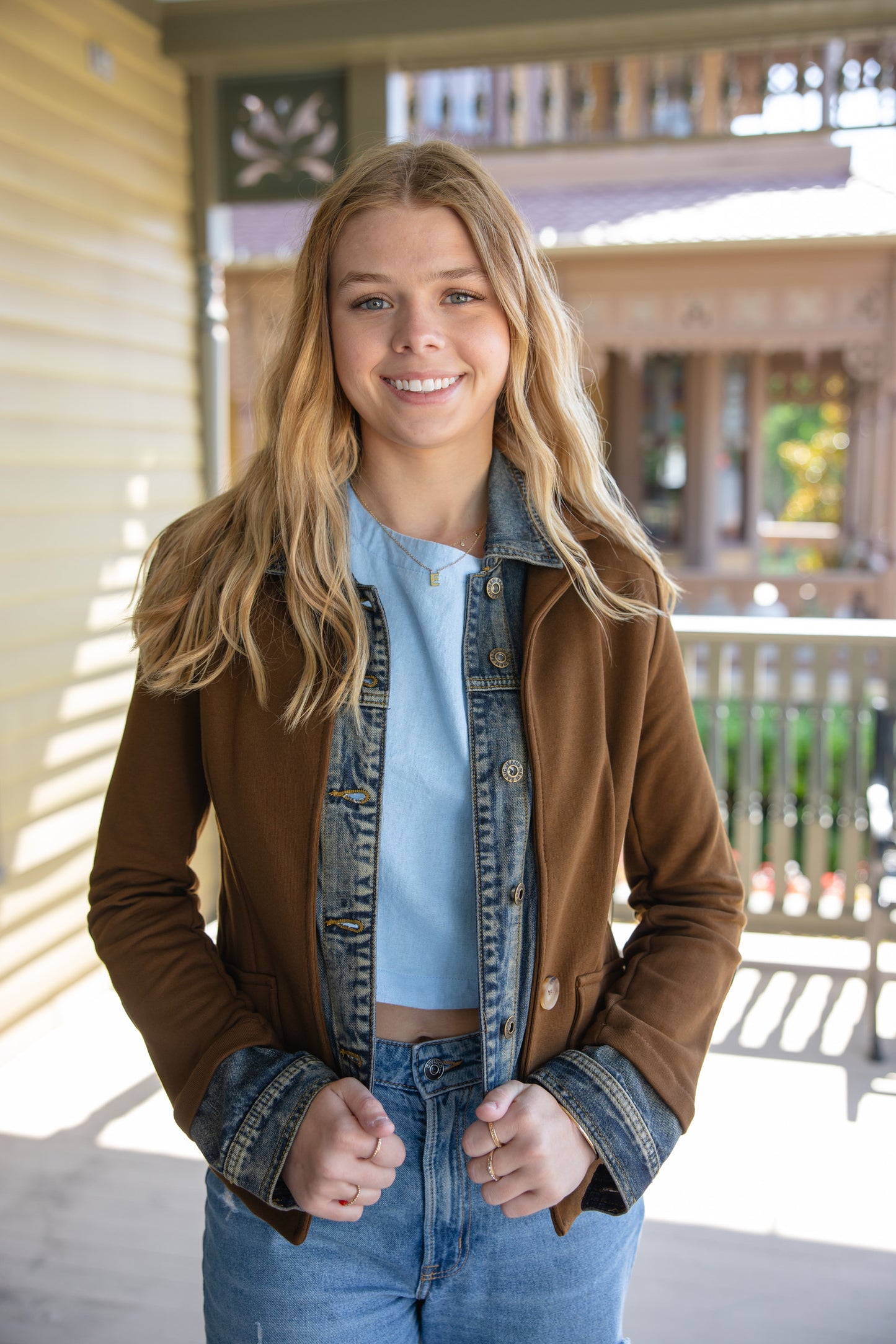 Mix It Up Fall Brown Jacket