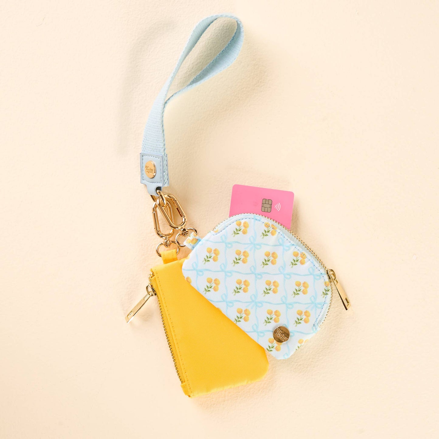 Dynamic Duo Wristlet-Marigold