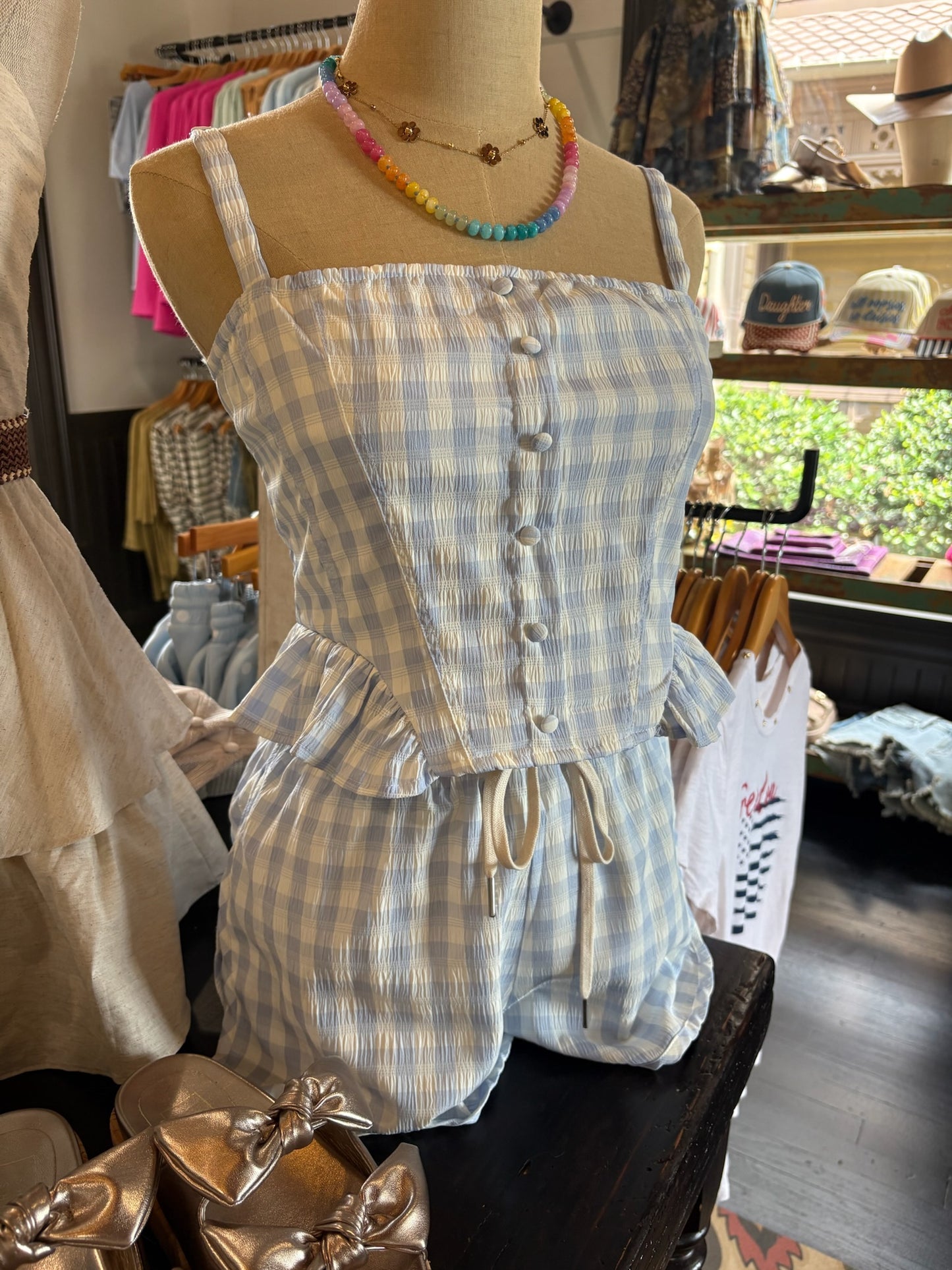 Starlet Gingham Set