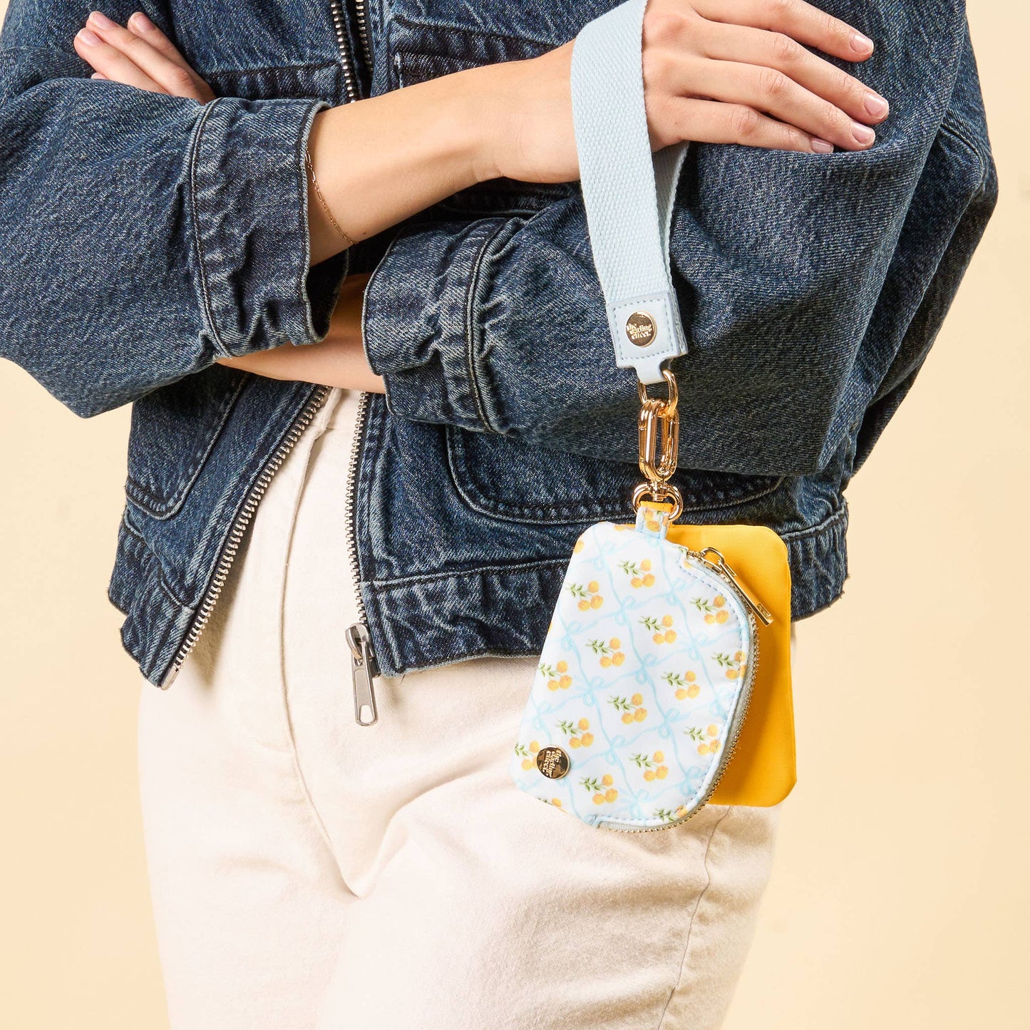 Dynamic Duo Wristlet-Marigold