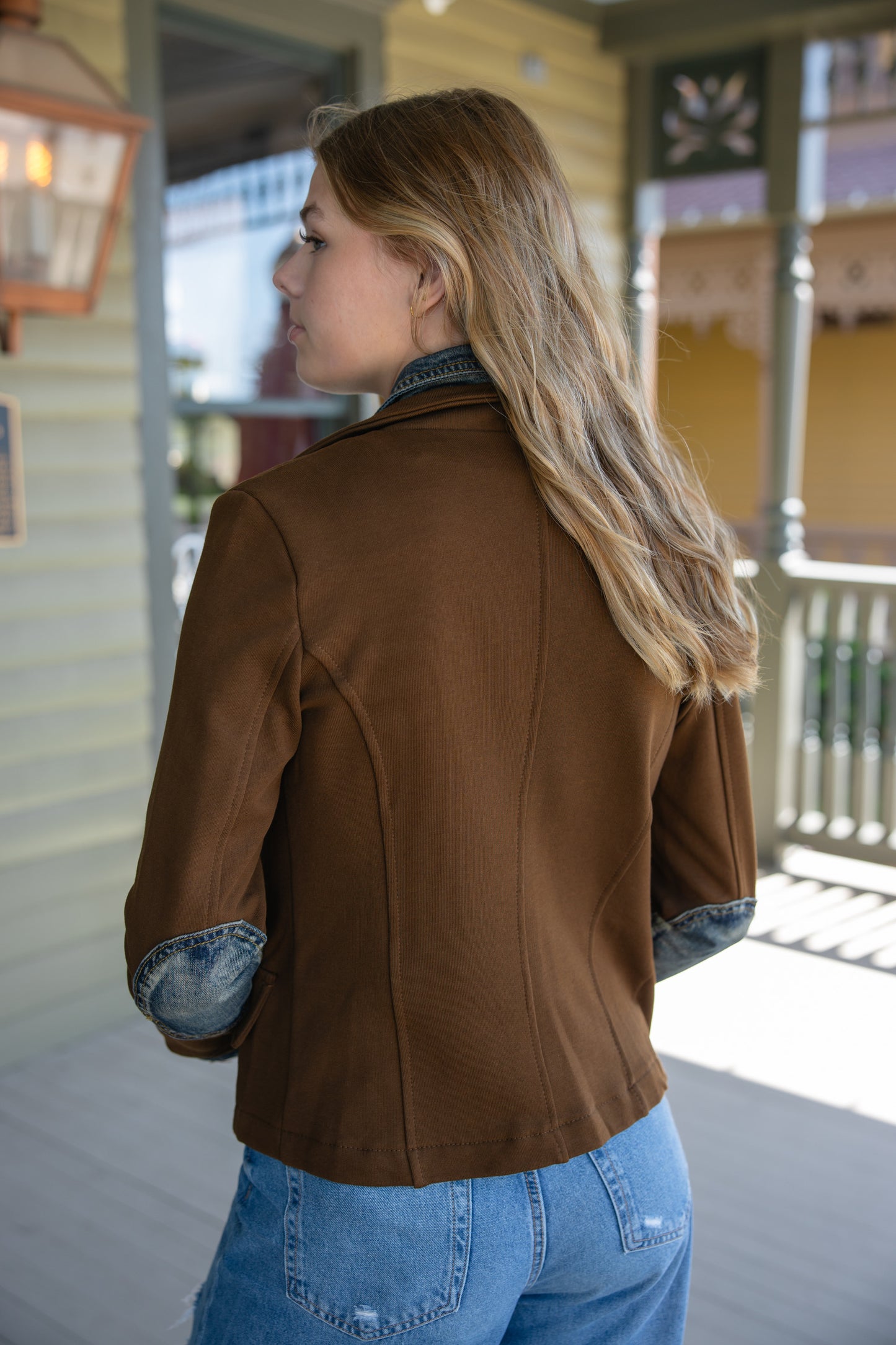 Mix It Up Fall Brown Jacket