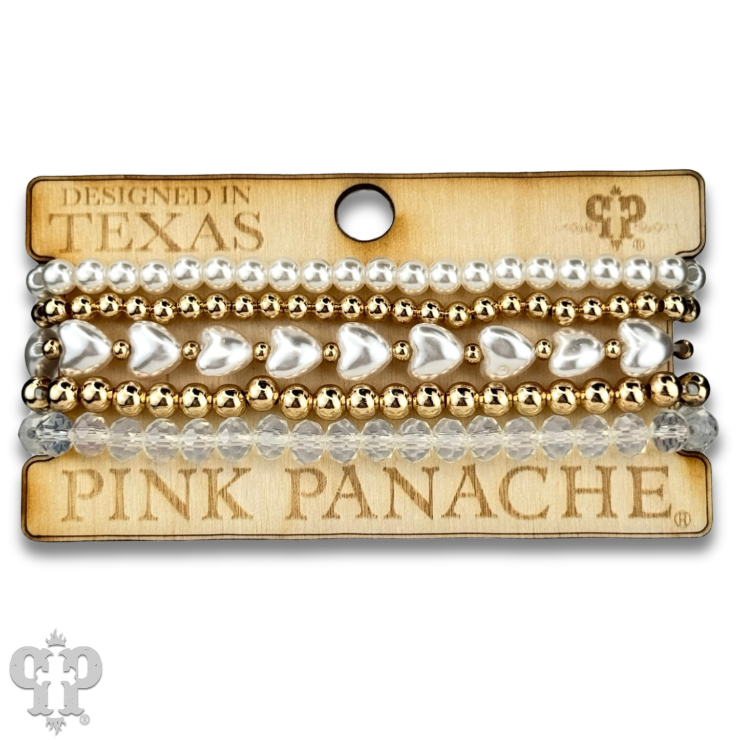 Puffed Heart Acrylic Bracelet