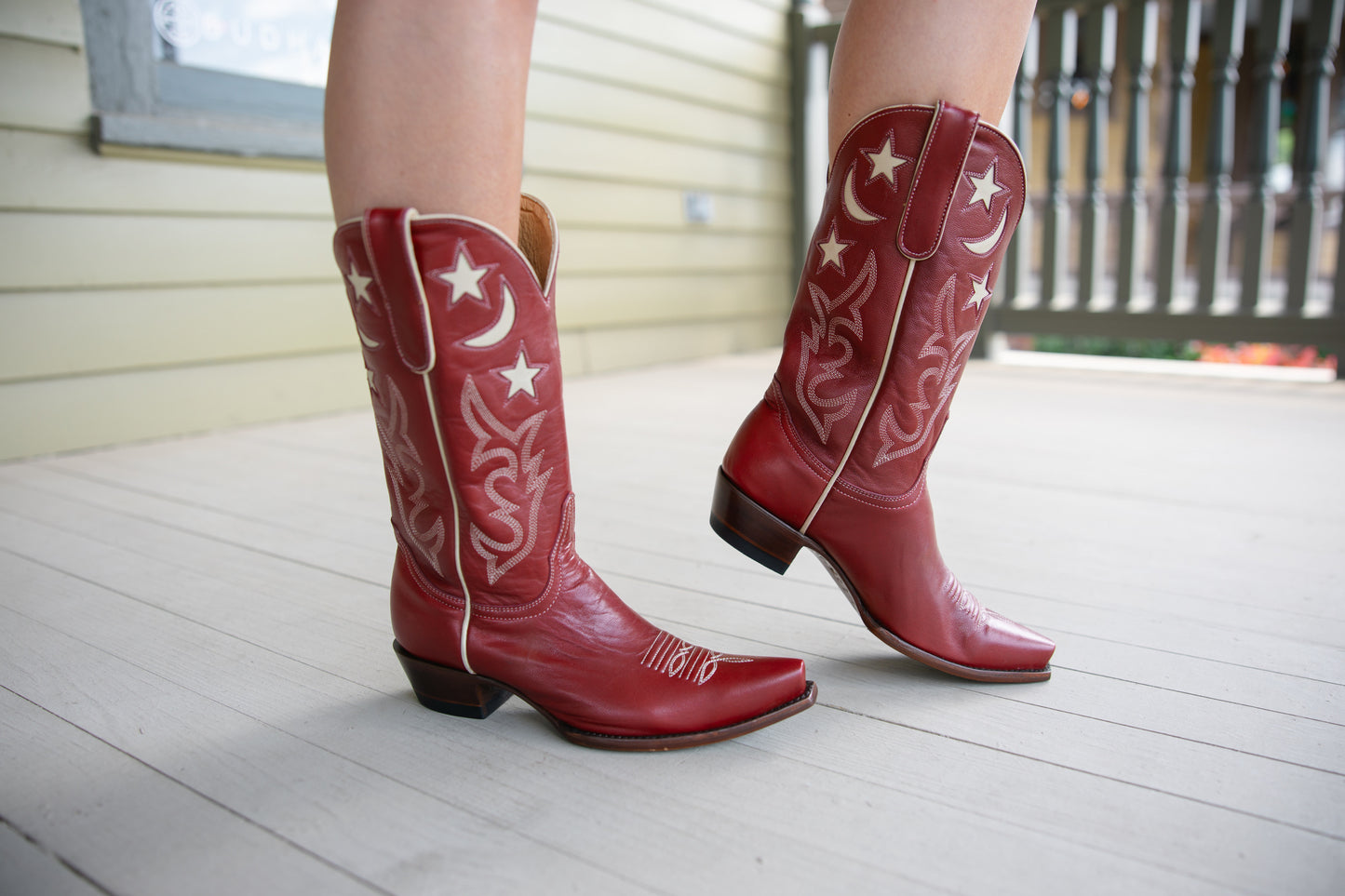 Moon Classic Red Boot by Old Gringo