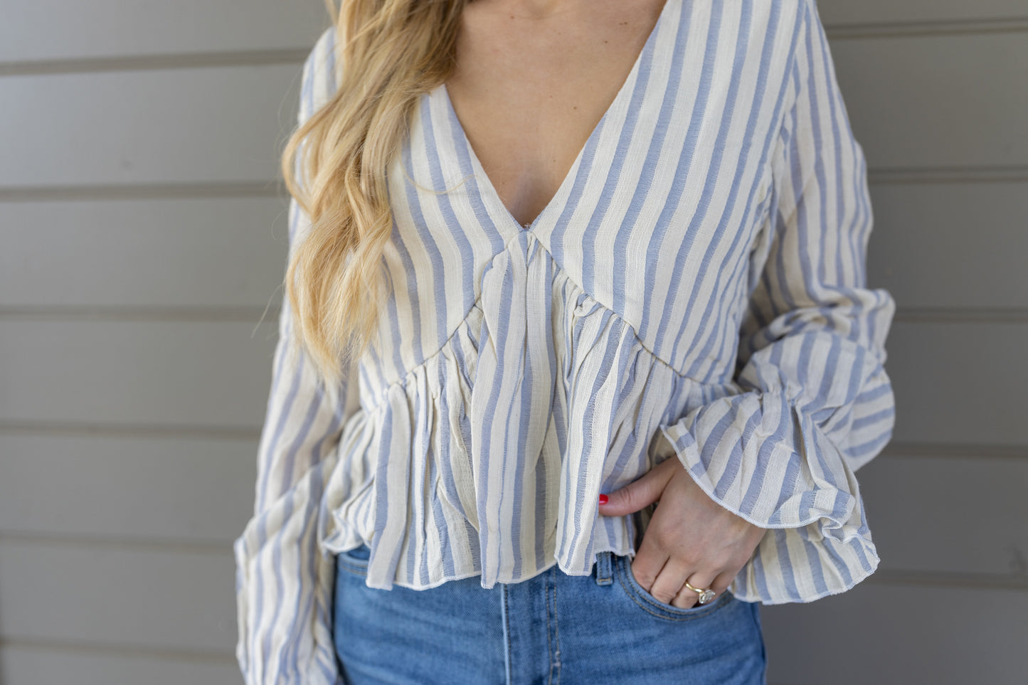 Daizy Stripe Top