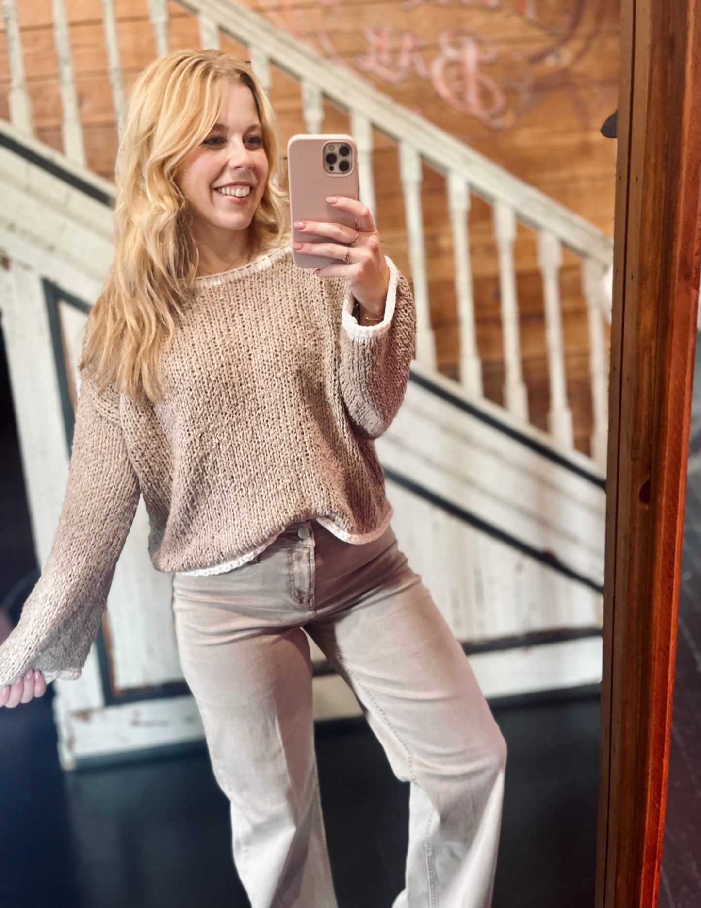 Mocha Chunky Sweater