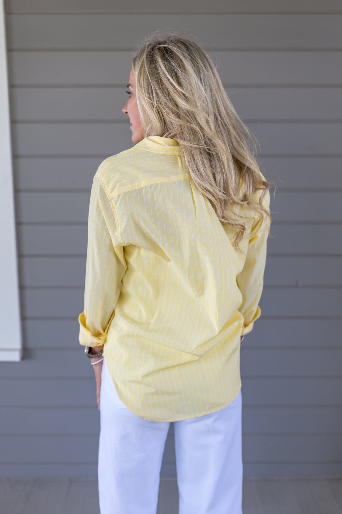 Sunshine Stripe Button Down