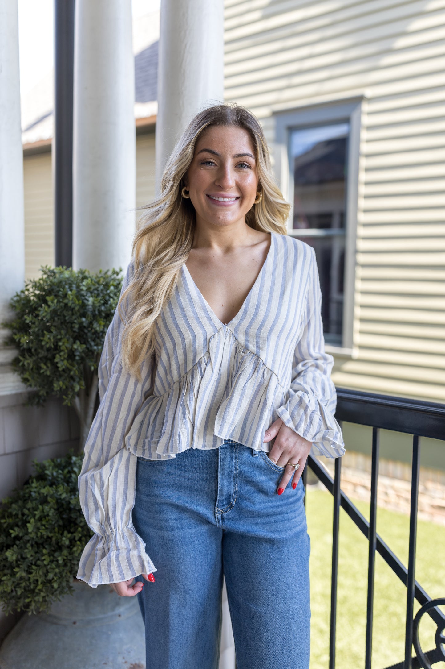 Daizy Stripe Top