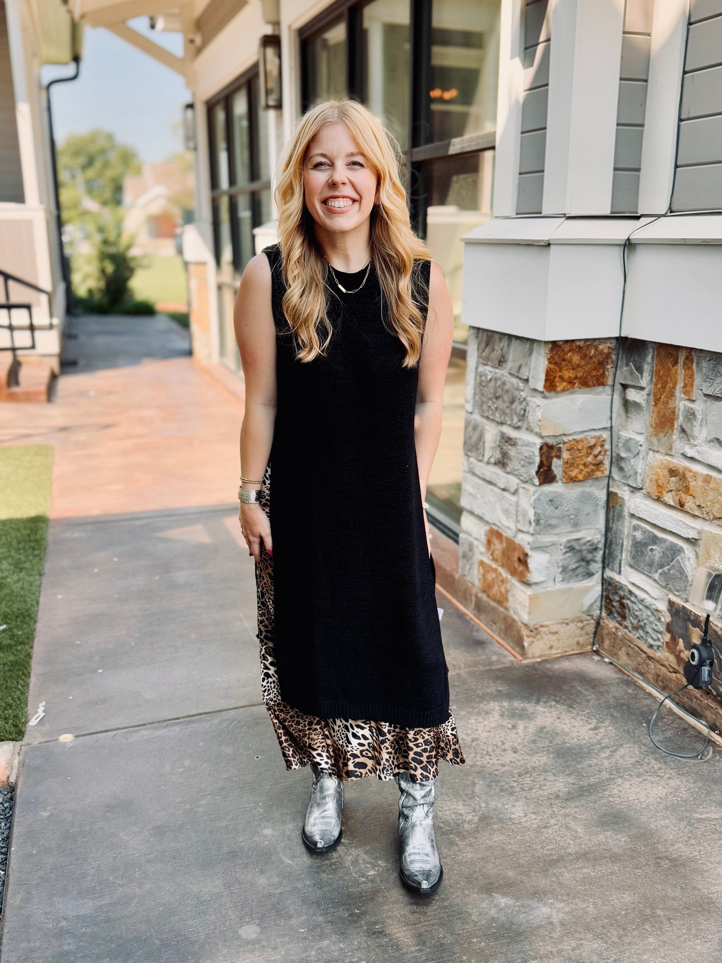 Nashville Nights Open Sweater Top
